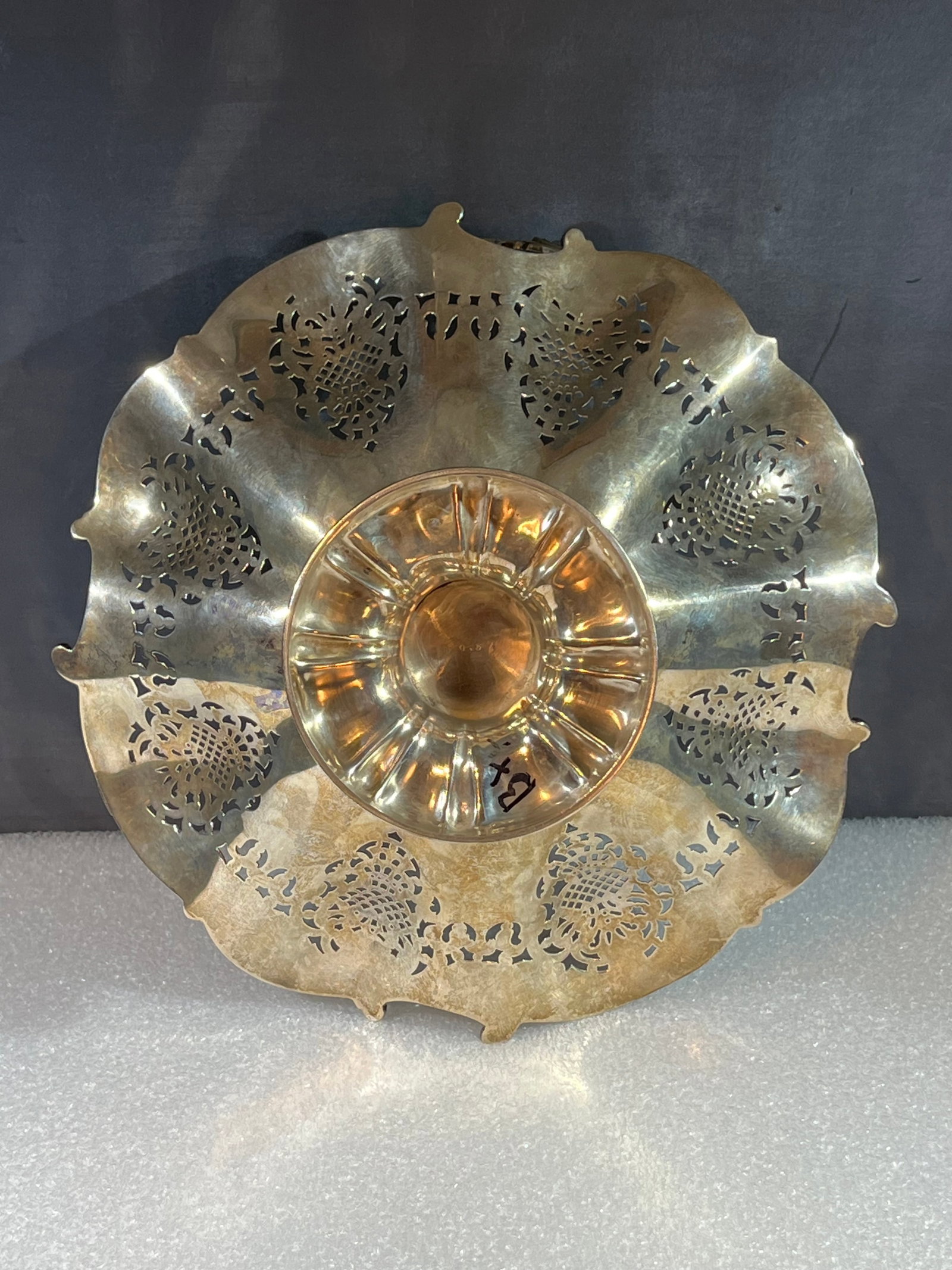 STERLING SILVER Bread Basket 1898 - 8