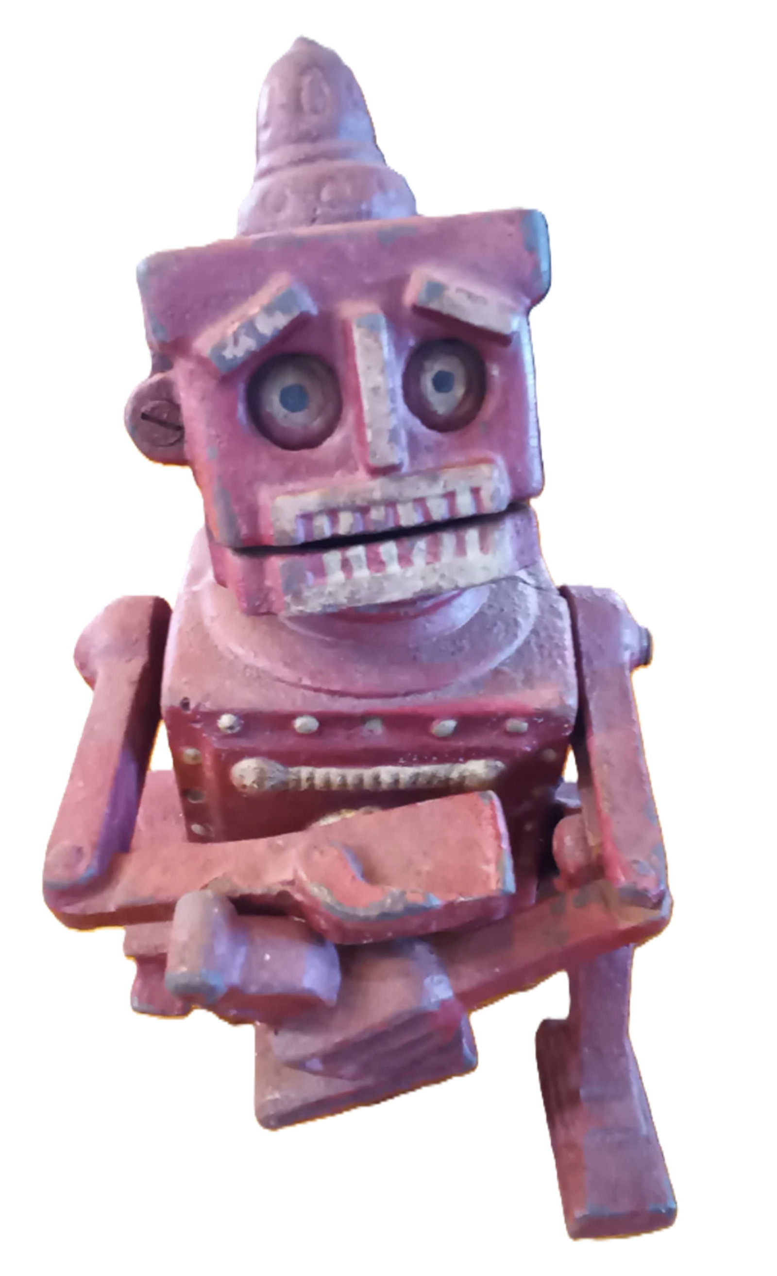 Cast Iron Robert the Robot Mechanical Bank (1 of 6)