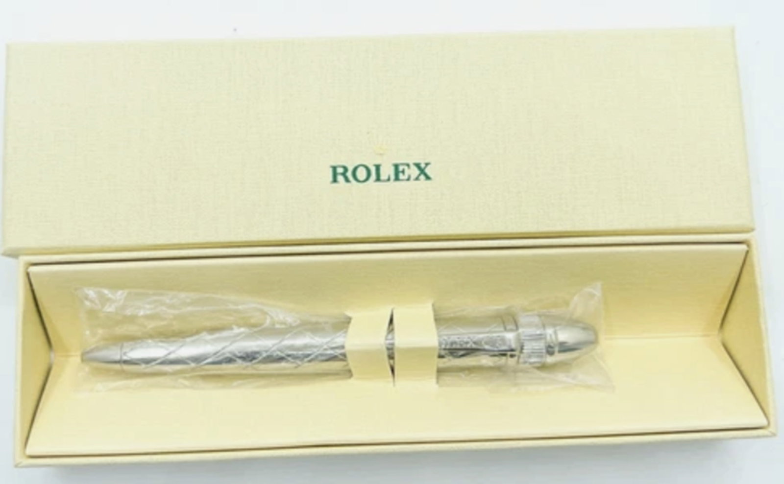 Rolex Ballpoint Pen Diamond Pattern With Box (1 of 7)