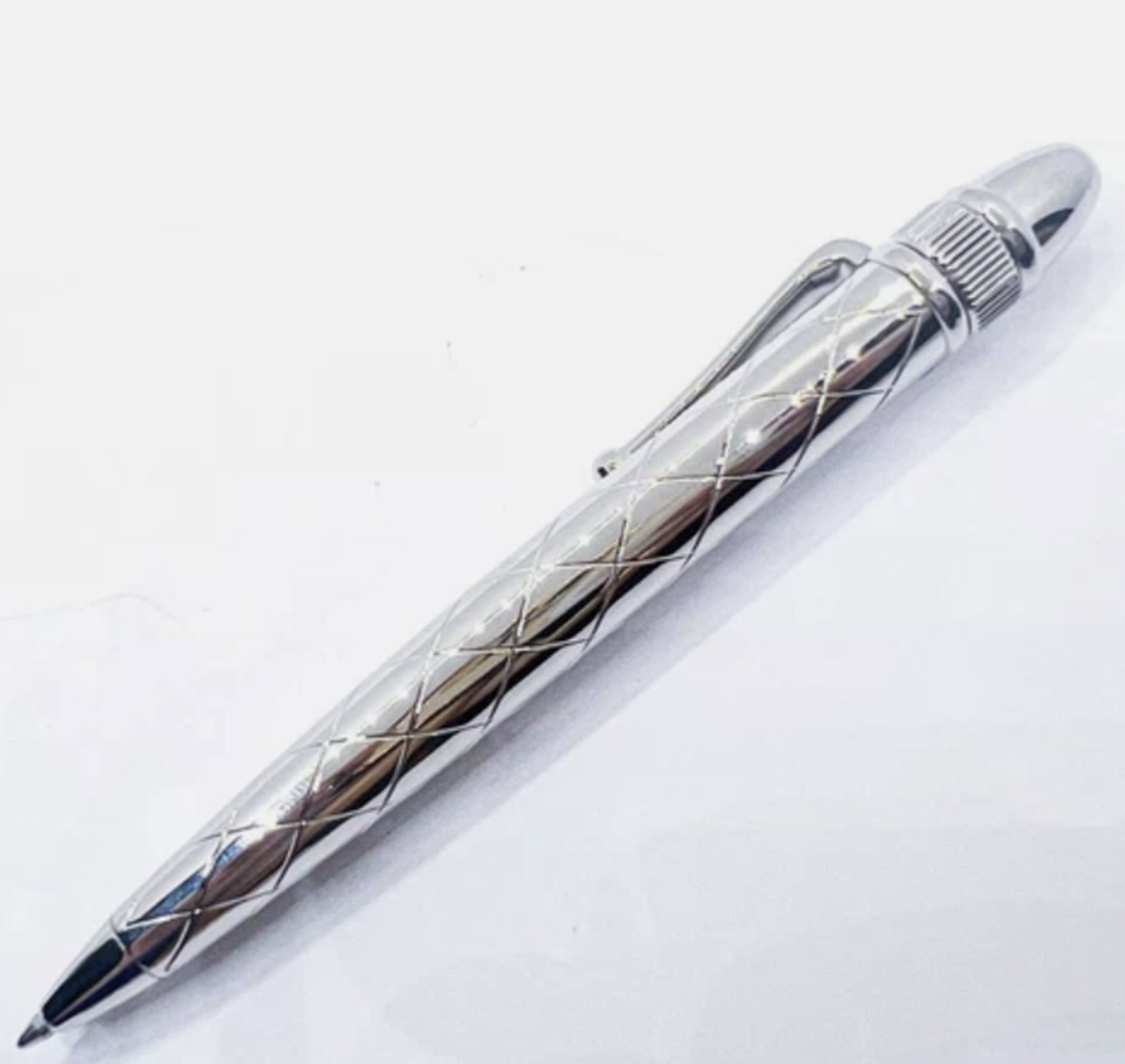 Rolex Ballpoint Pen Diamond Pattern With Box - 2