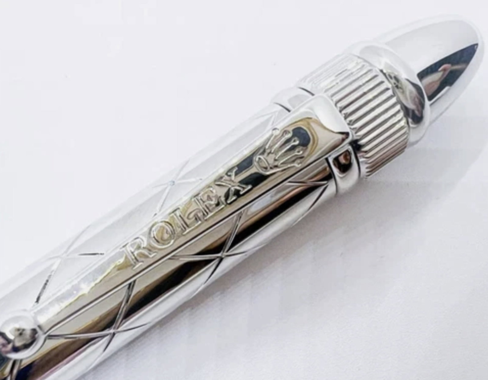 Rolex Ballpoint Pen Diamond Pattern With Box - 3
