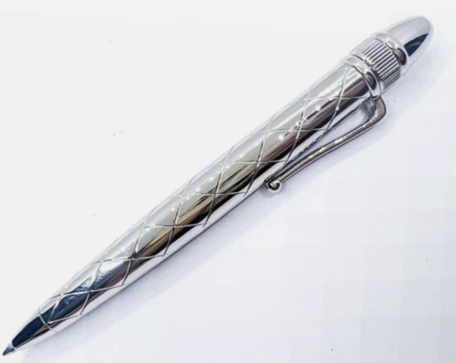 Rolex Ballpoint Pen Diamond Pattern With Box - 5