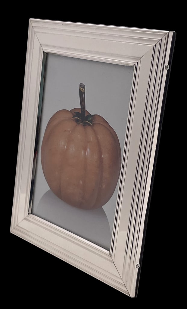 Del Conte Sterling Silver Picture Frame in Mid-Century Modern Style (1 of 5)