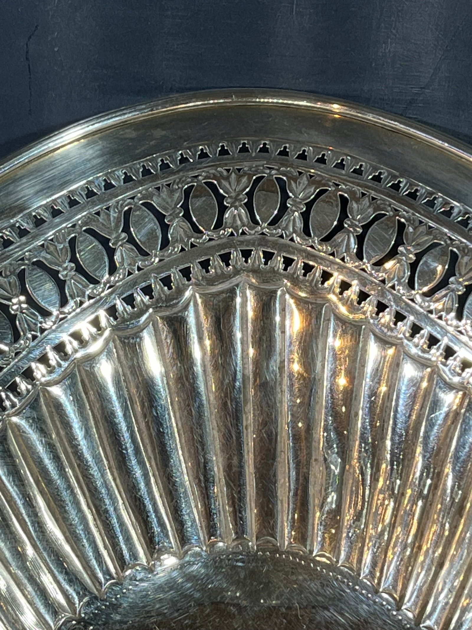 STERLING SILVER BASKET 1772 - 6