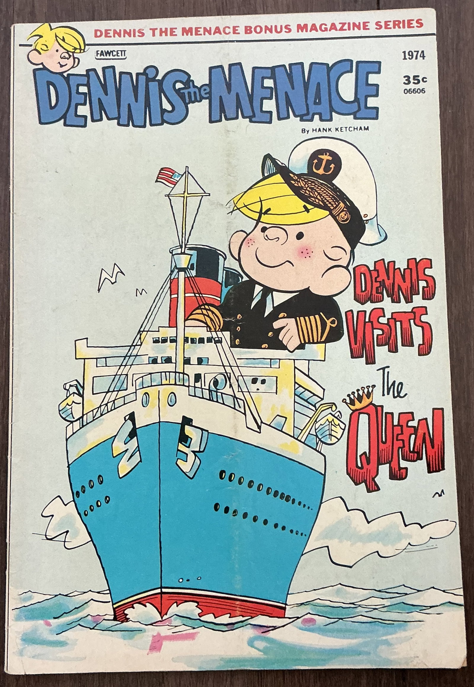 Dennis the Menace Visits the Queen (1 of 4)