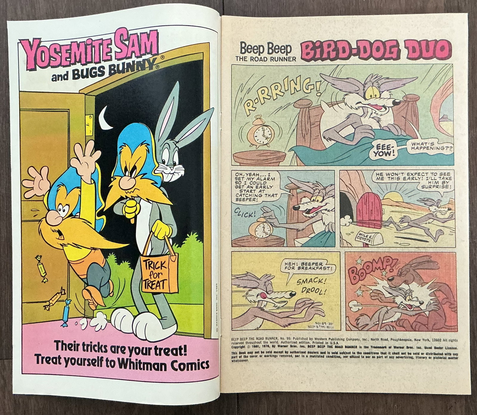 Warner Bros 1981 Beep Beep The Road Runner No. 99 - 3