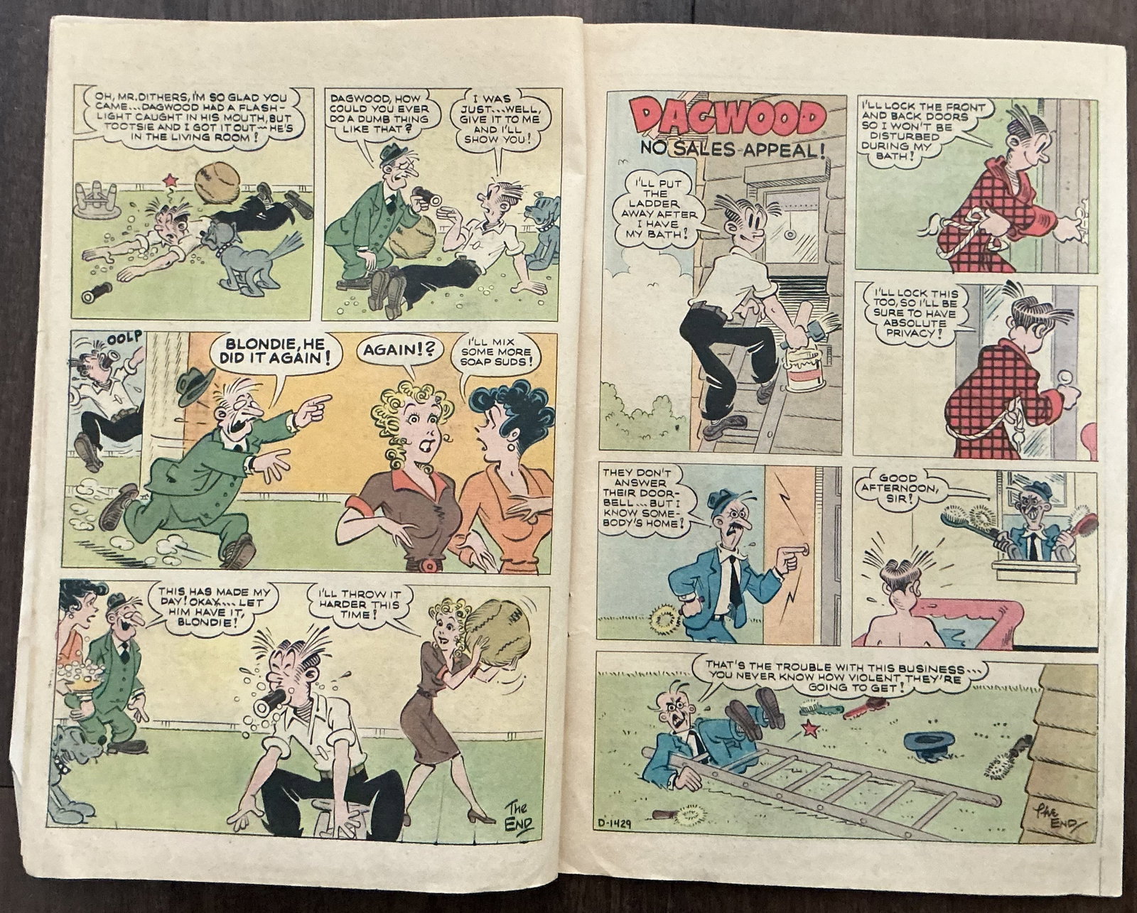 Charlton Comics 1971 Chic Young’s Blondie No. 191 - 4