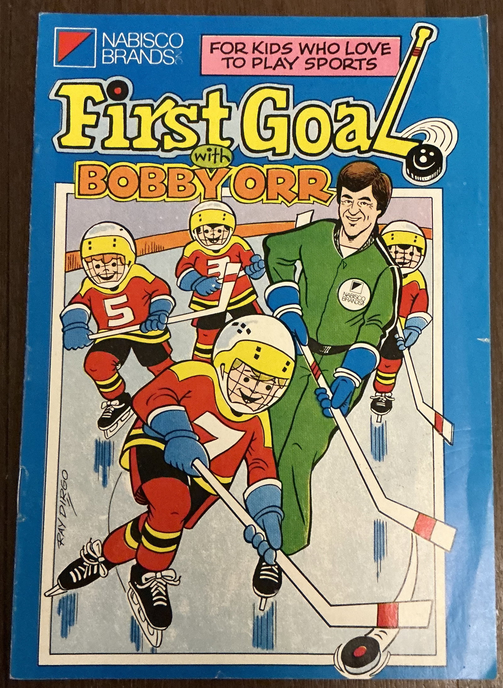 First Goal with Bobby Orr (1 of 5)