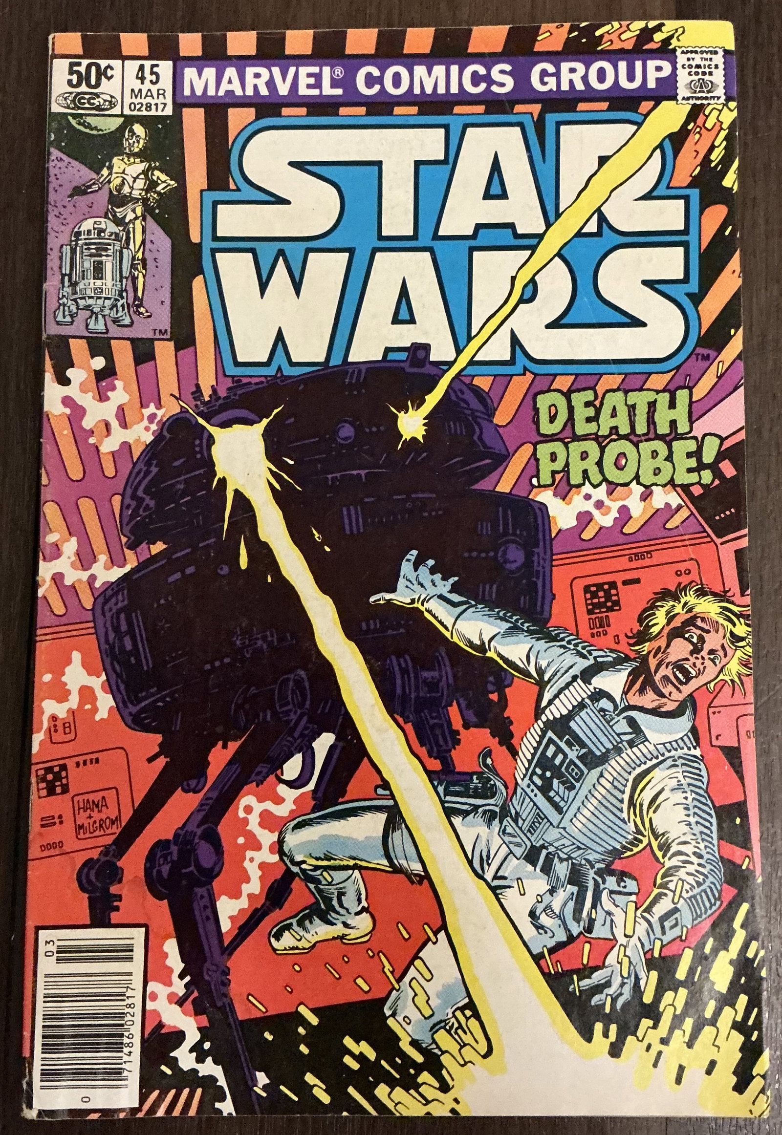 Star Wars Death Probe No. 45 1981 (1 of 5)