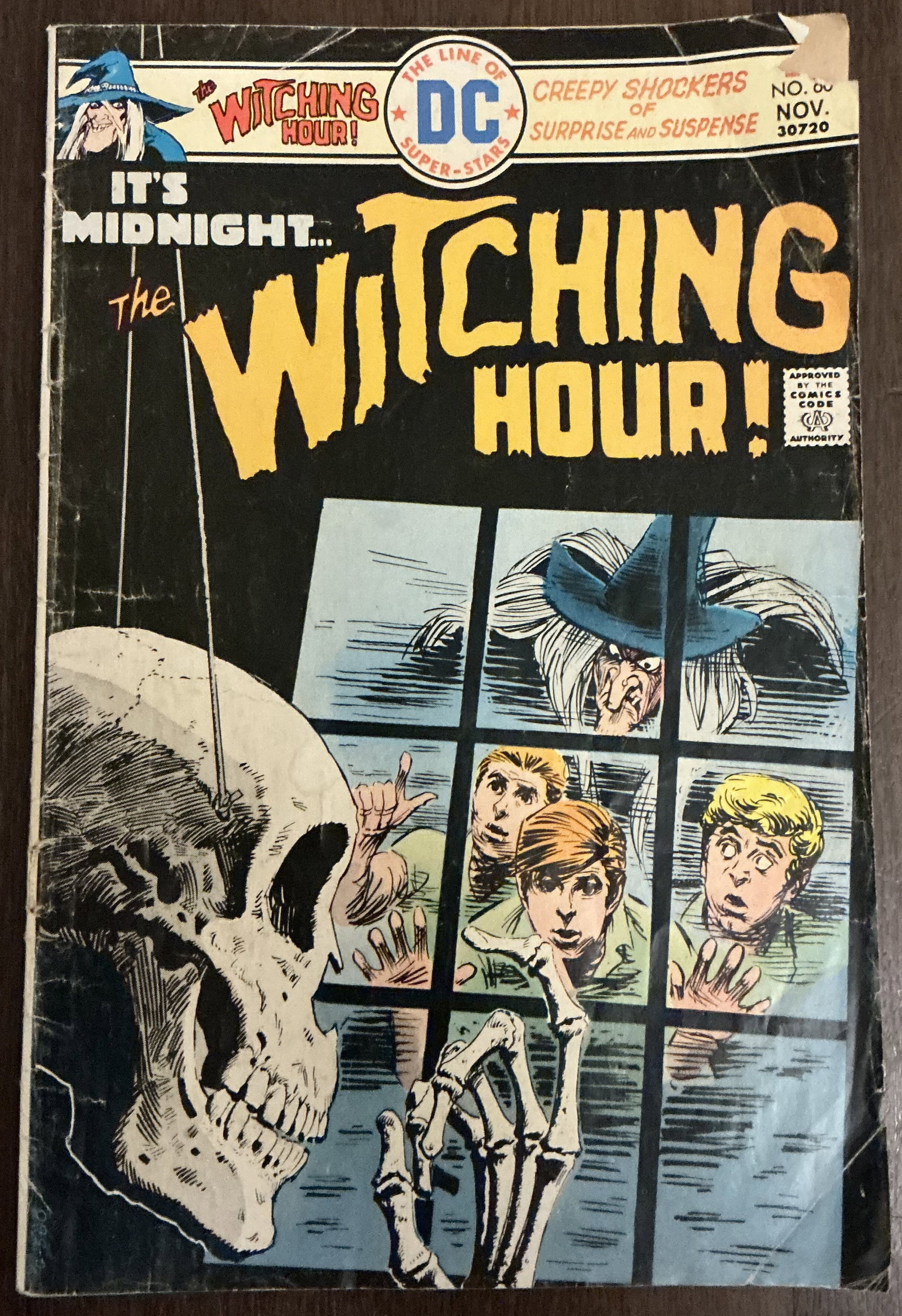 The Witching Hour No. 80 1975: The Witching Hour No. 80 1975 is part of the publisher’s long-running supernatural anthology series hosted by the mysterious trio of witches Mordred, Mildred, and Cynthia. Emerging during the peak