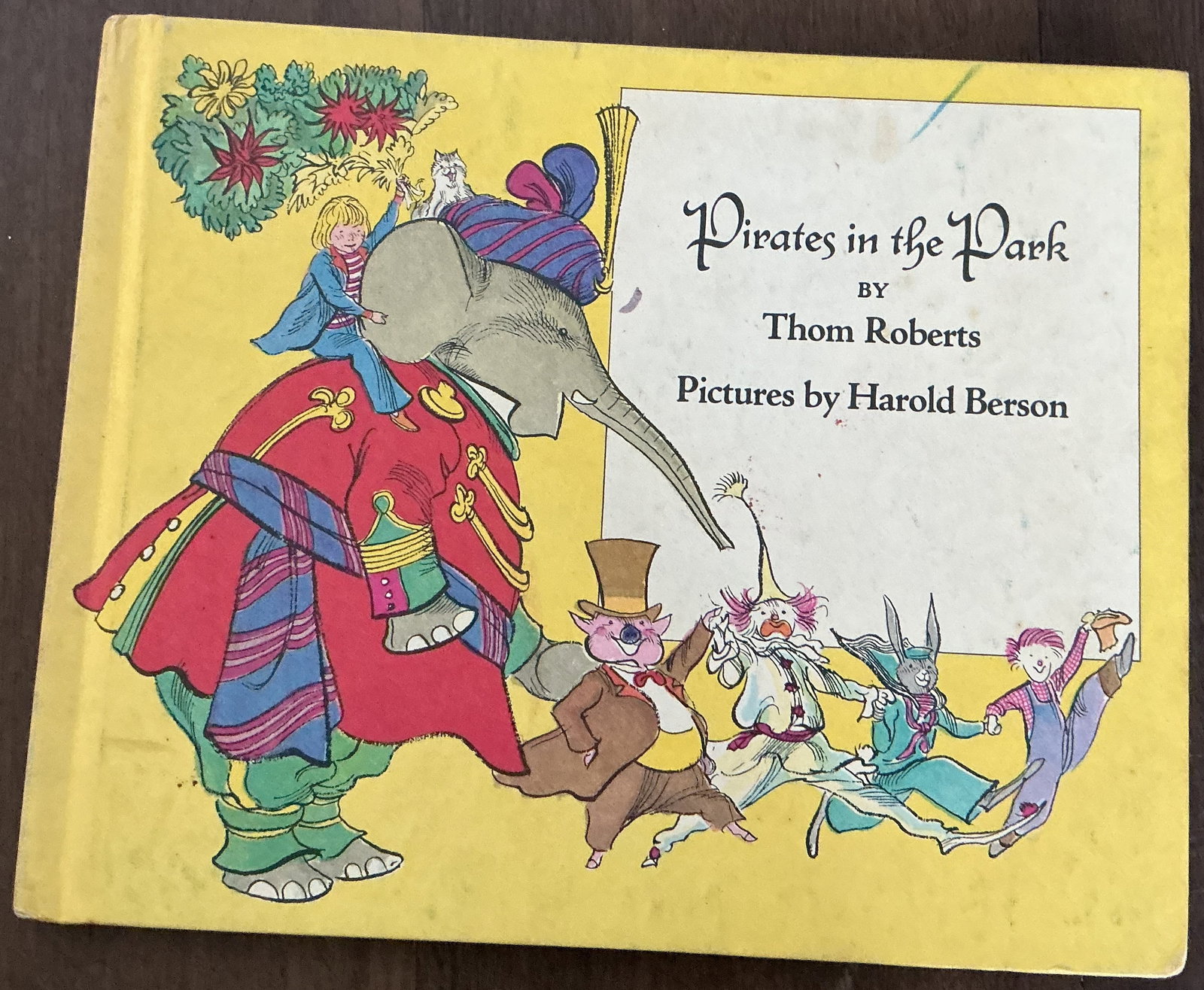 Pirates in the Park Hard Cover Book by Thom Roberts, Harold Berson 1973 (1 of 6)