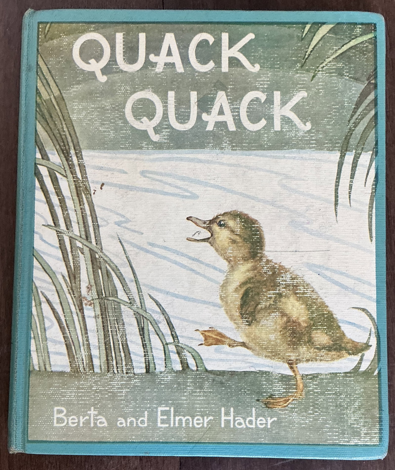 Quack Quack Hard Cover Book by Berta and Elmer Hader (1 of 5)