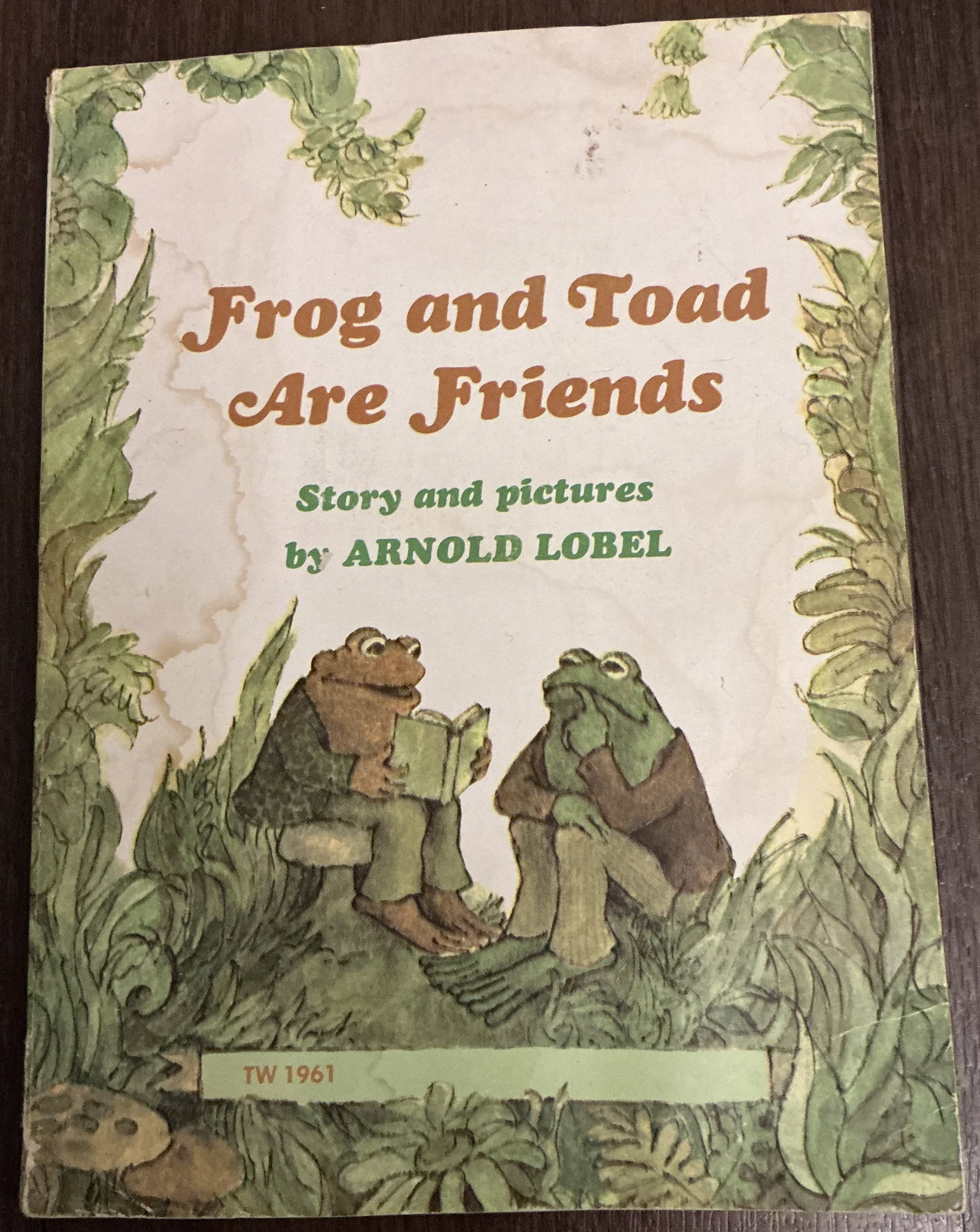 Frog and Toad Are Friends by Arnold Lobel 1970 (1 of 5)