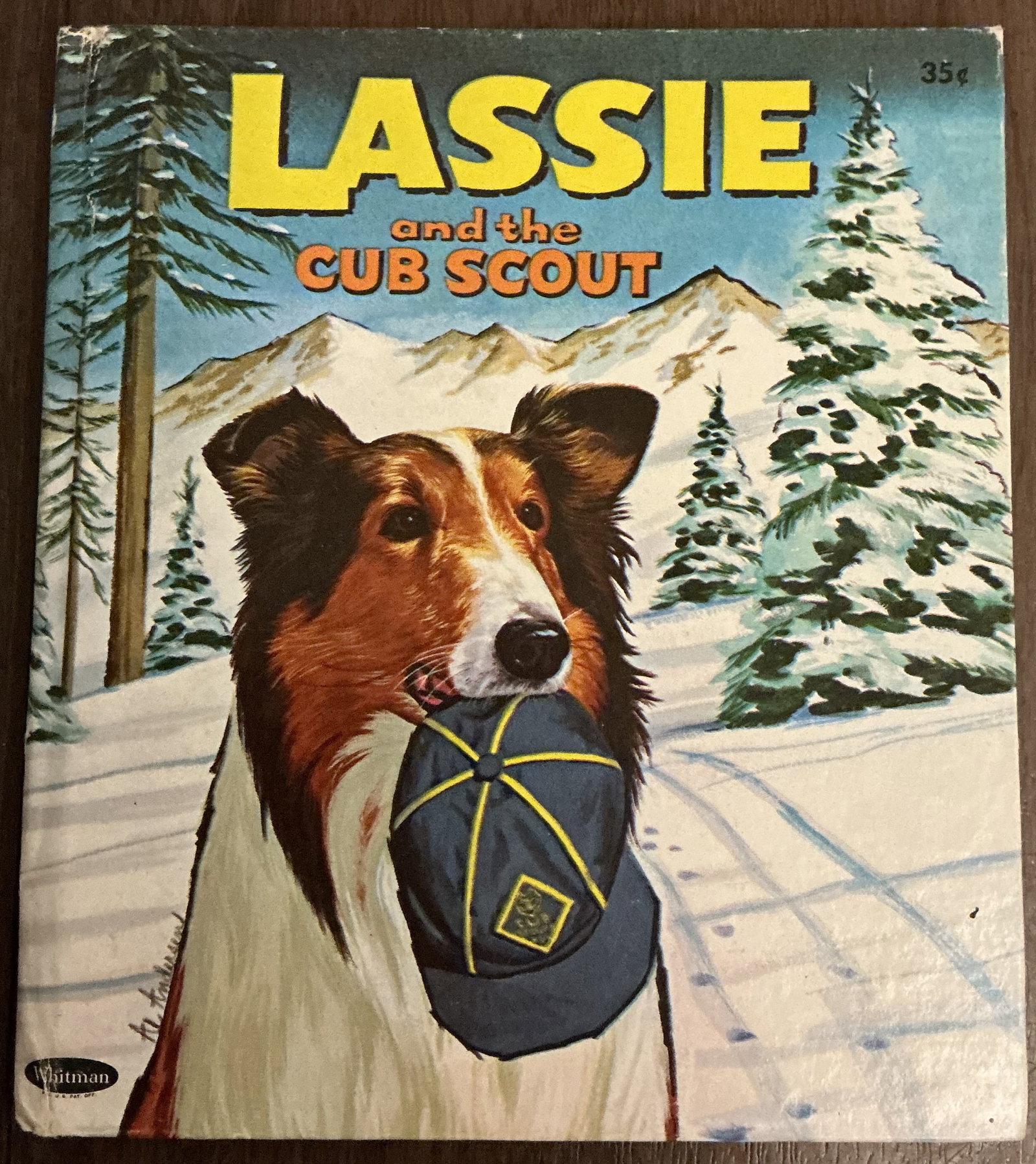 Lassie and the Cub Scout Hard Cover Book (1 of 5)