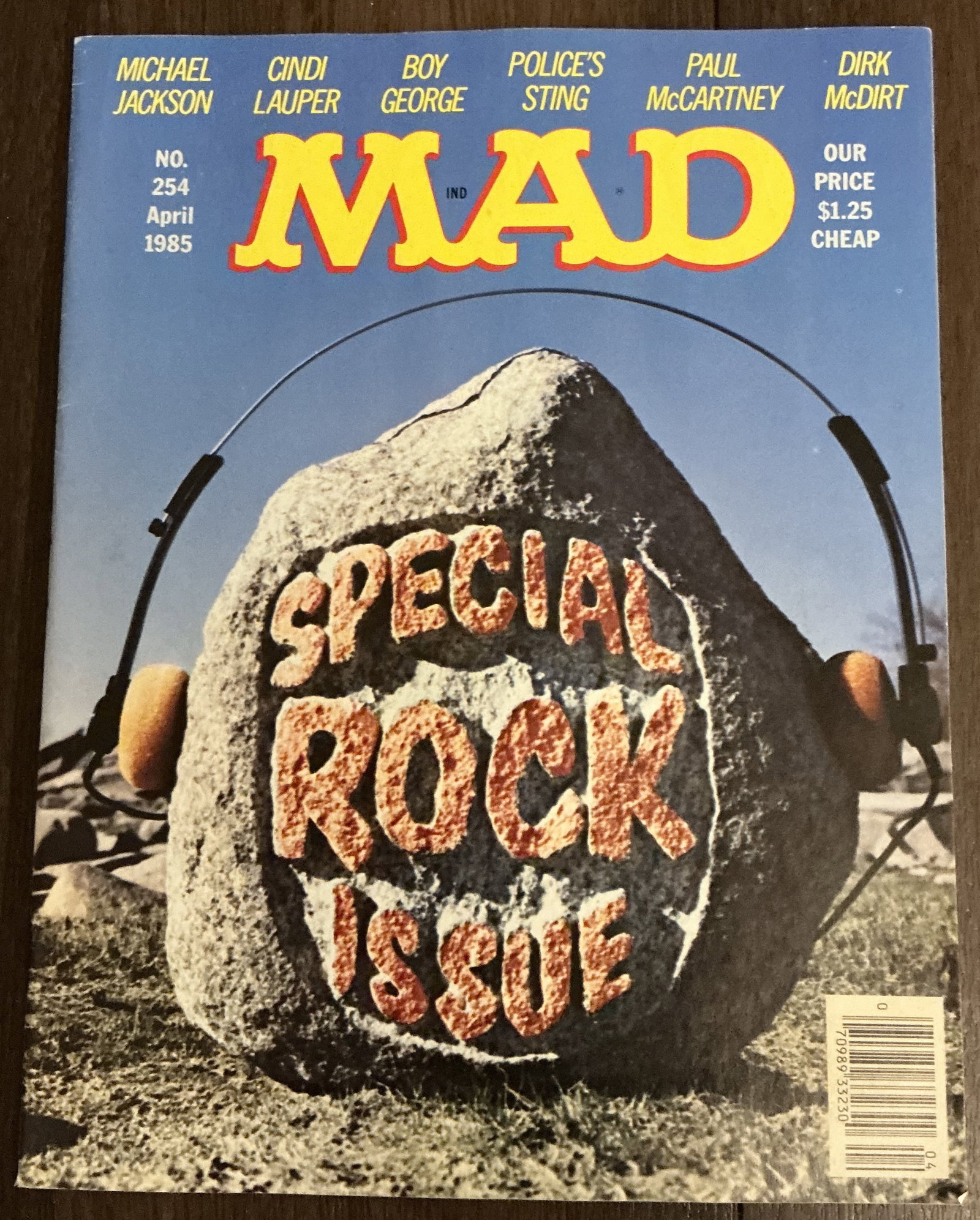 MAD Magazine Special Rock Issue No. 254 April 1985 (1 of 5)