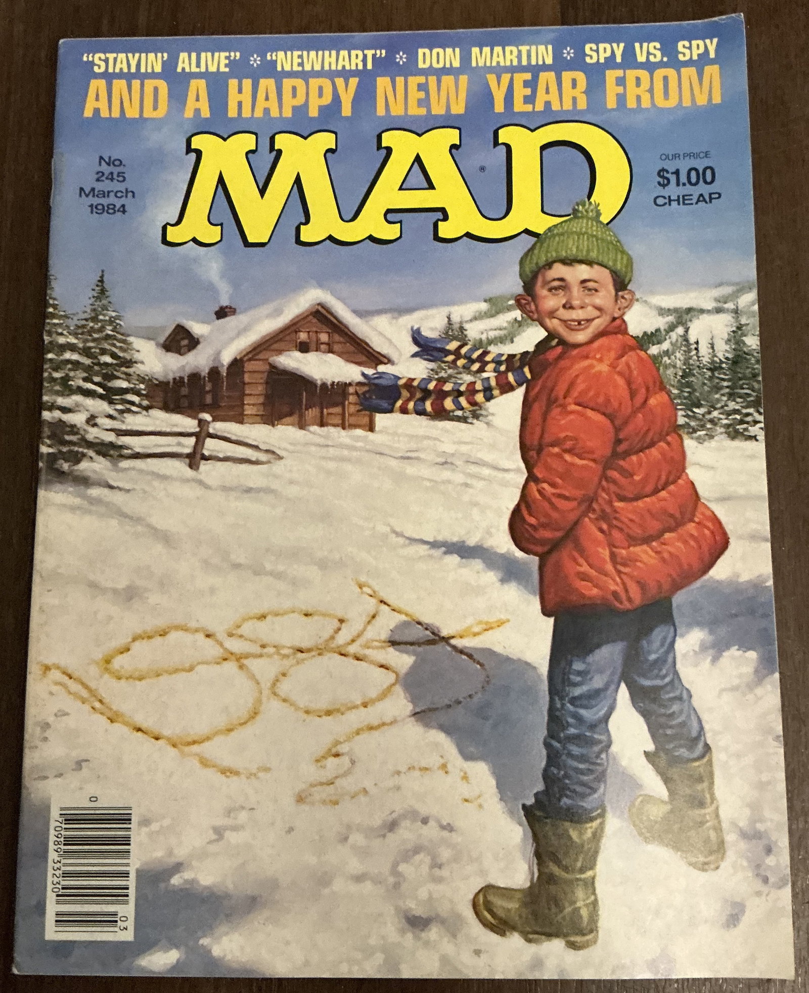 MAD Magazine No. 245 1984: MAD Magazine No. 245 1984 features the classic satire and pop-culture parody style that made the publication one of America’s most influential humor magazines. The issue includes spoofs and