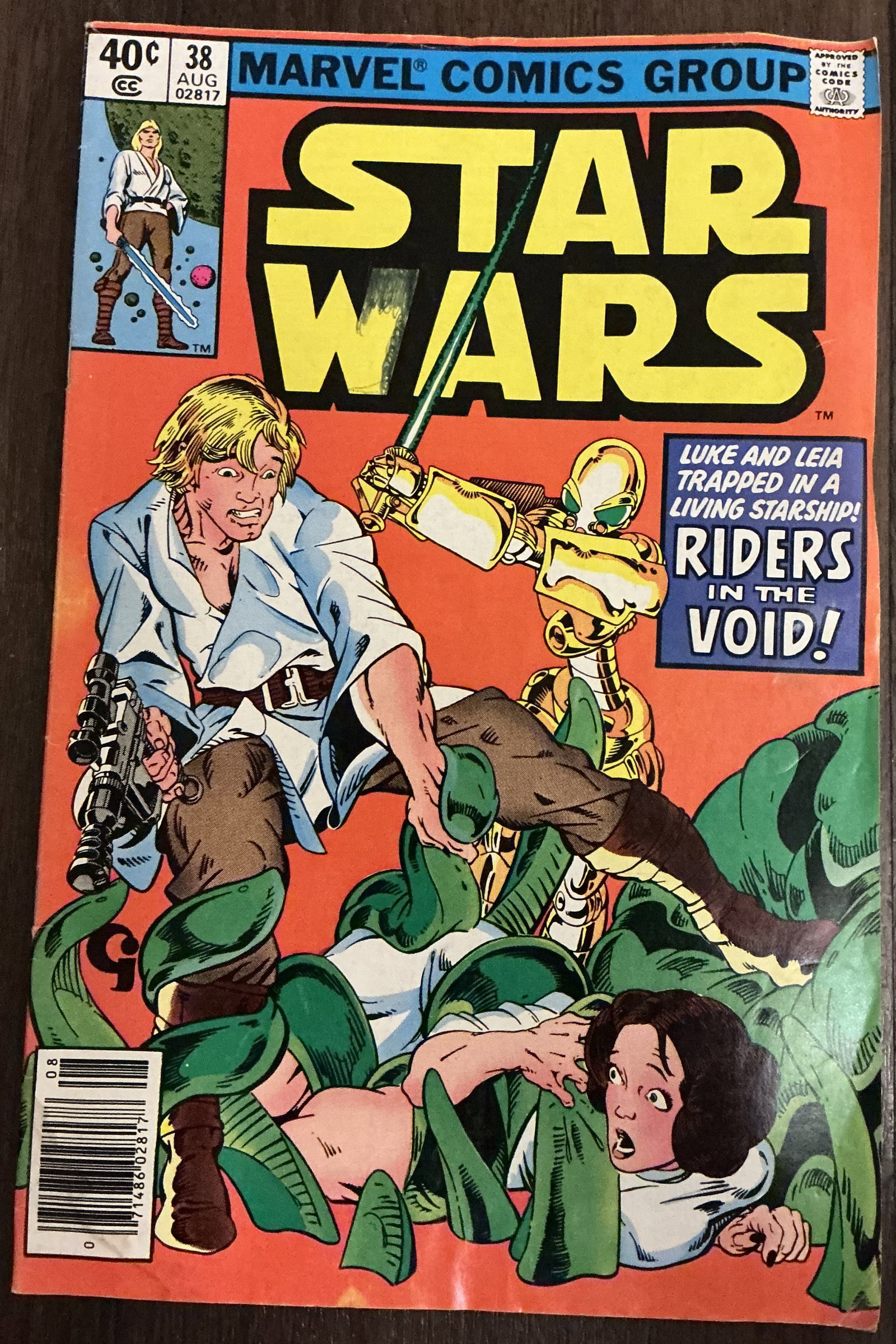 Marvel Comics Star Wars No. 38 Riders in the Void (1 of 5)