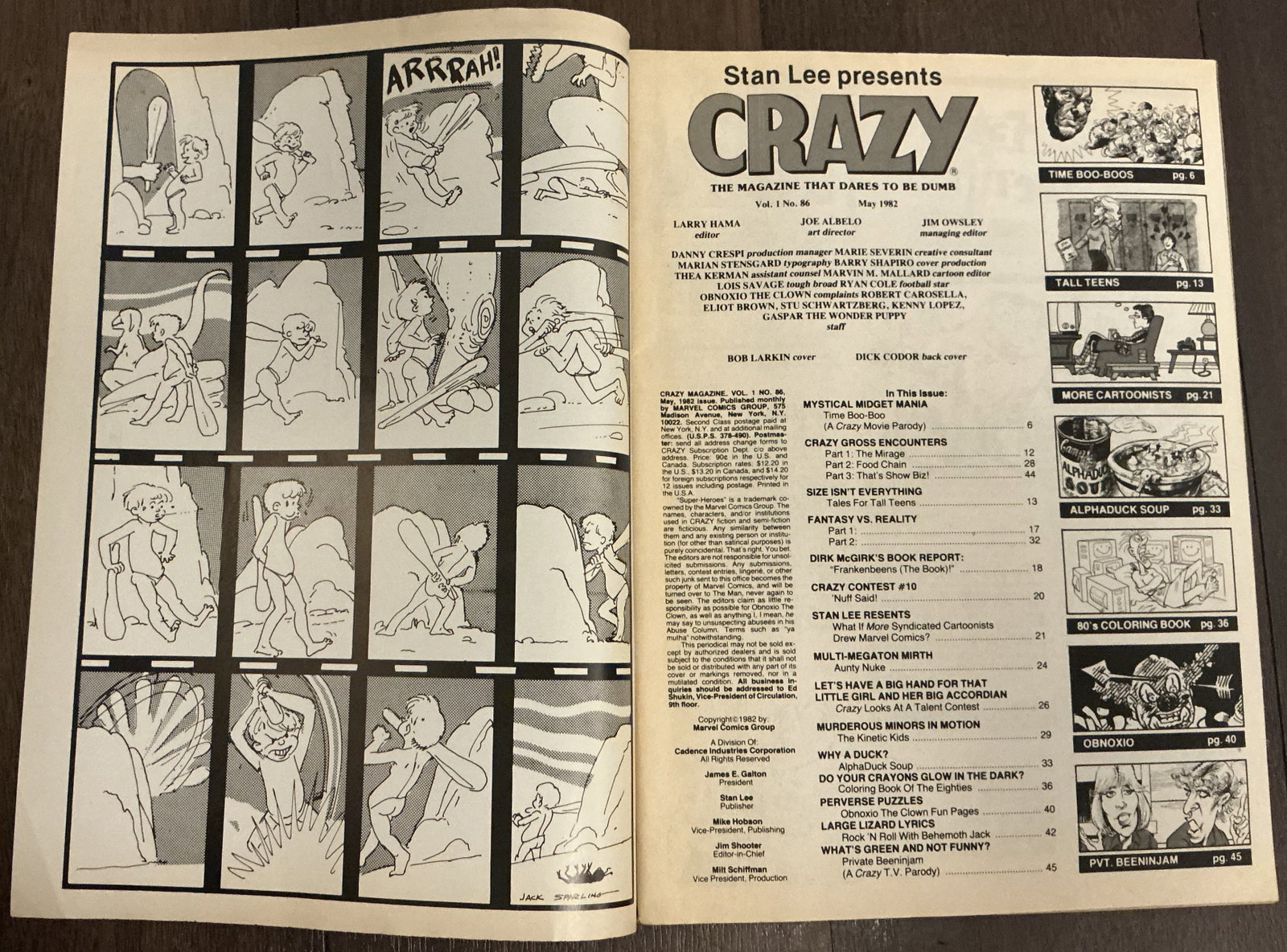 CRAZY Magazine No. 86 1982 - 4