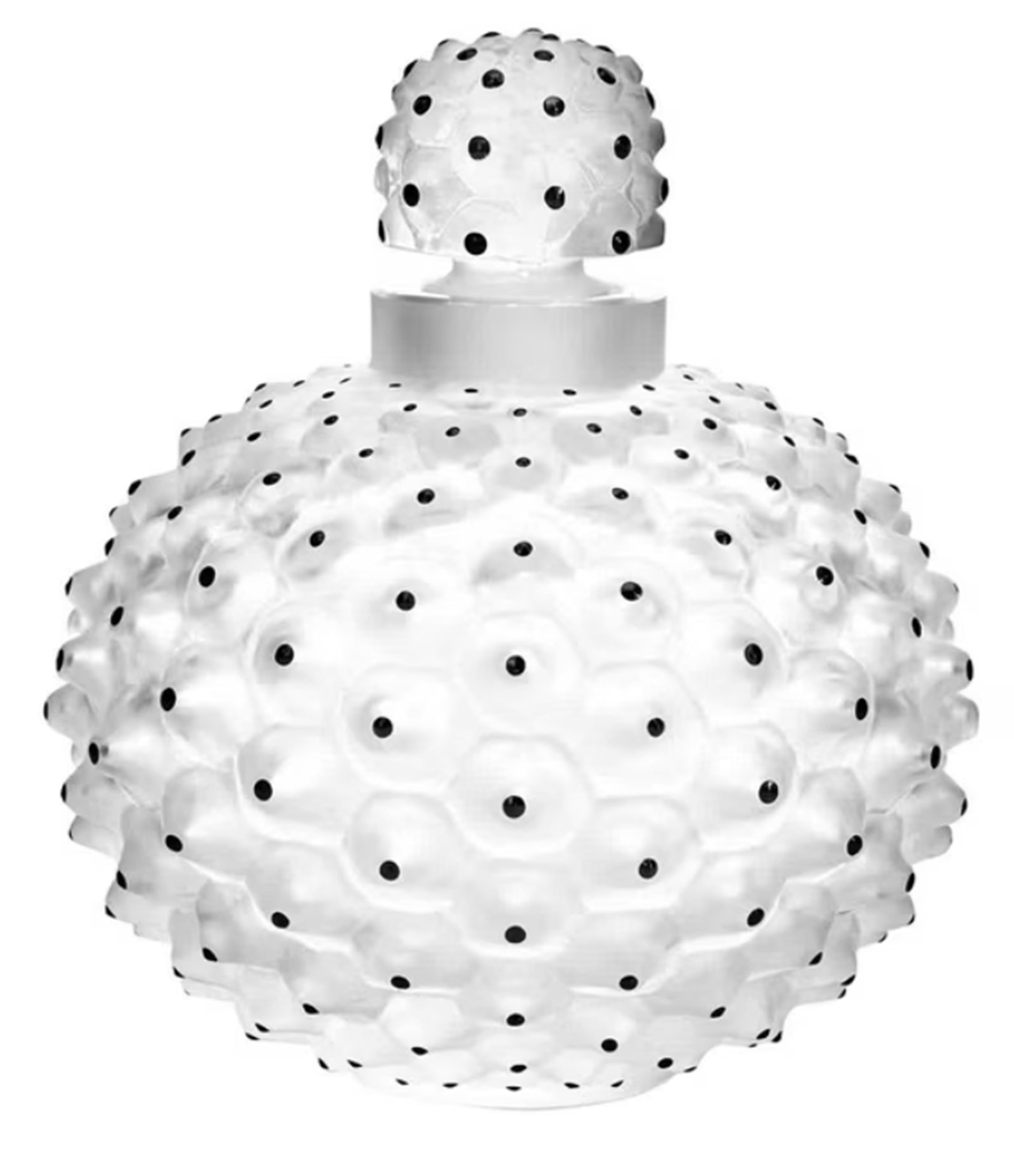 Lalique Singed Crystal Cactus Perfume Bottle (1 of 5)