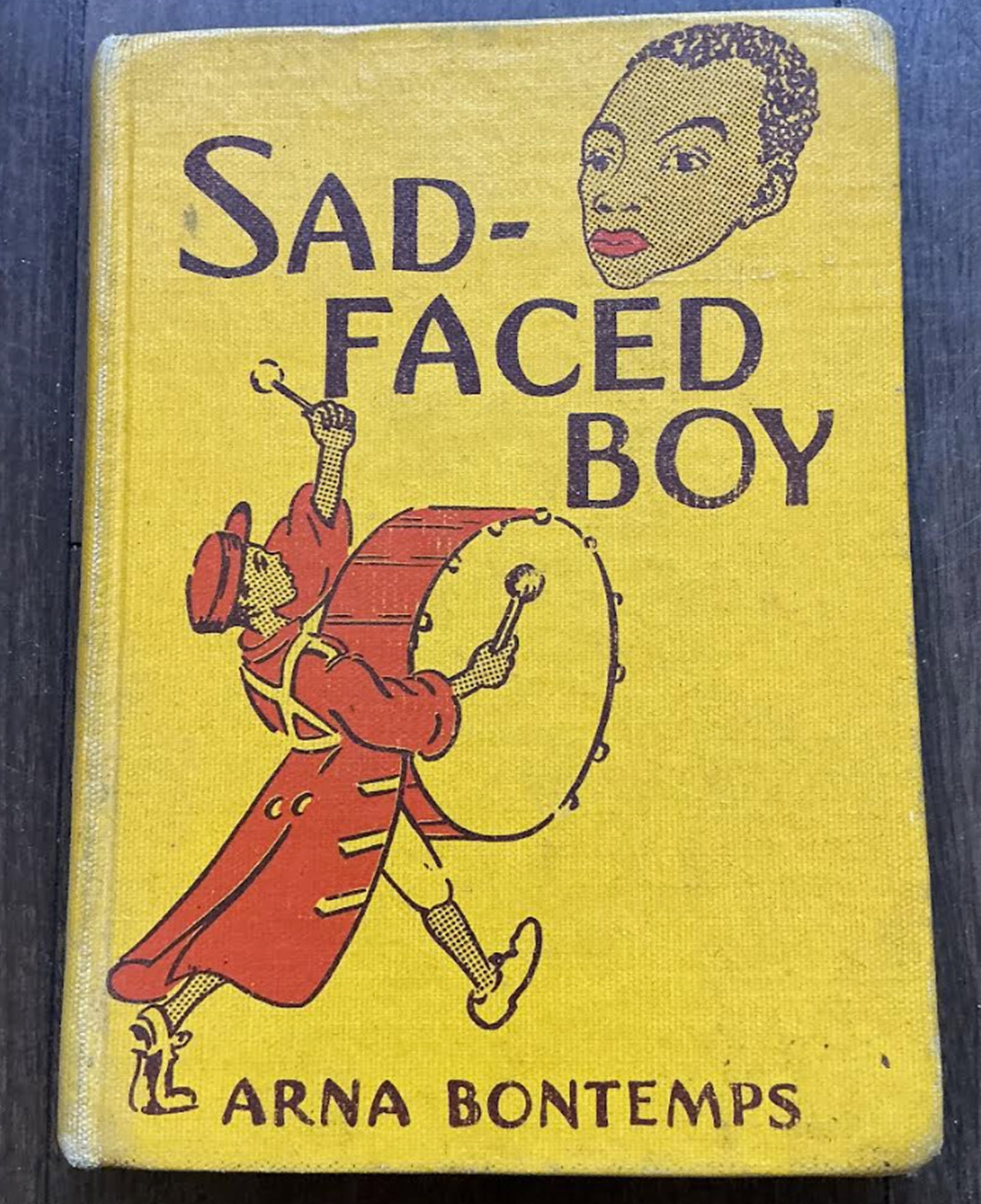 Hard Cover Book Sad Faced Boy By Arna Bontemps (1 of 9)