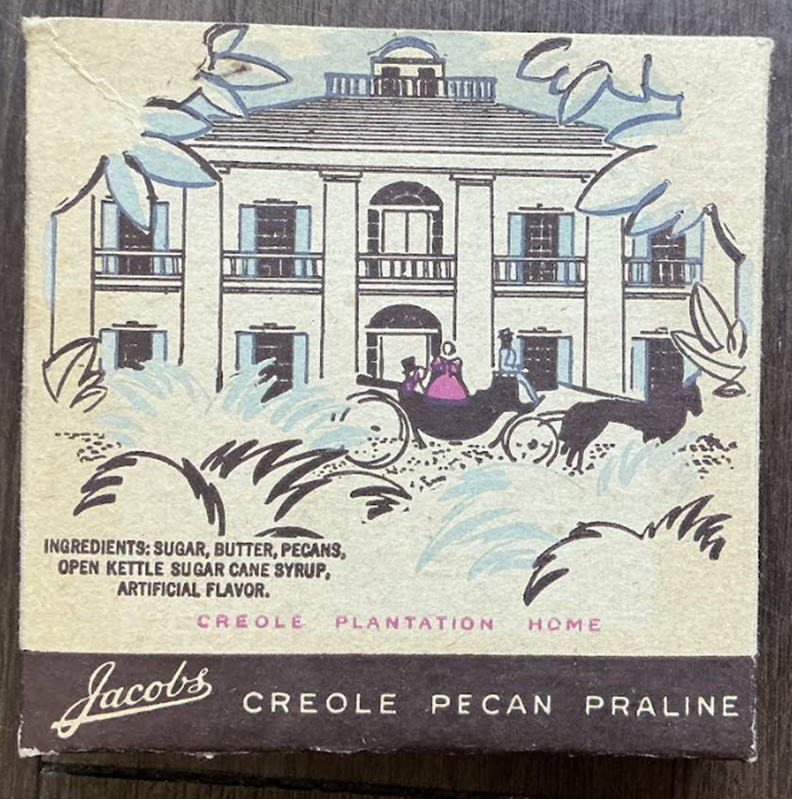 Jacobs Creole Pecan Box Advertising - 2