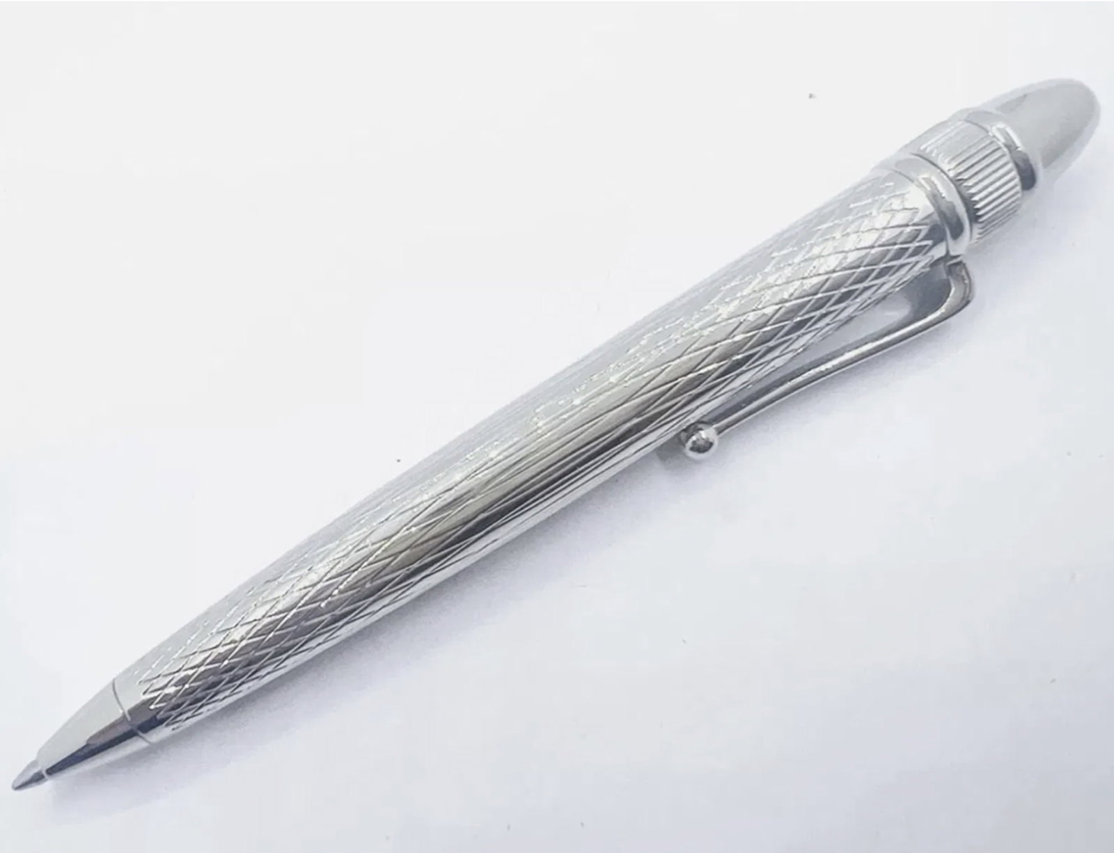 Rolex Ballpoint Pen Diamond Pattern With Box - 2