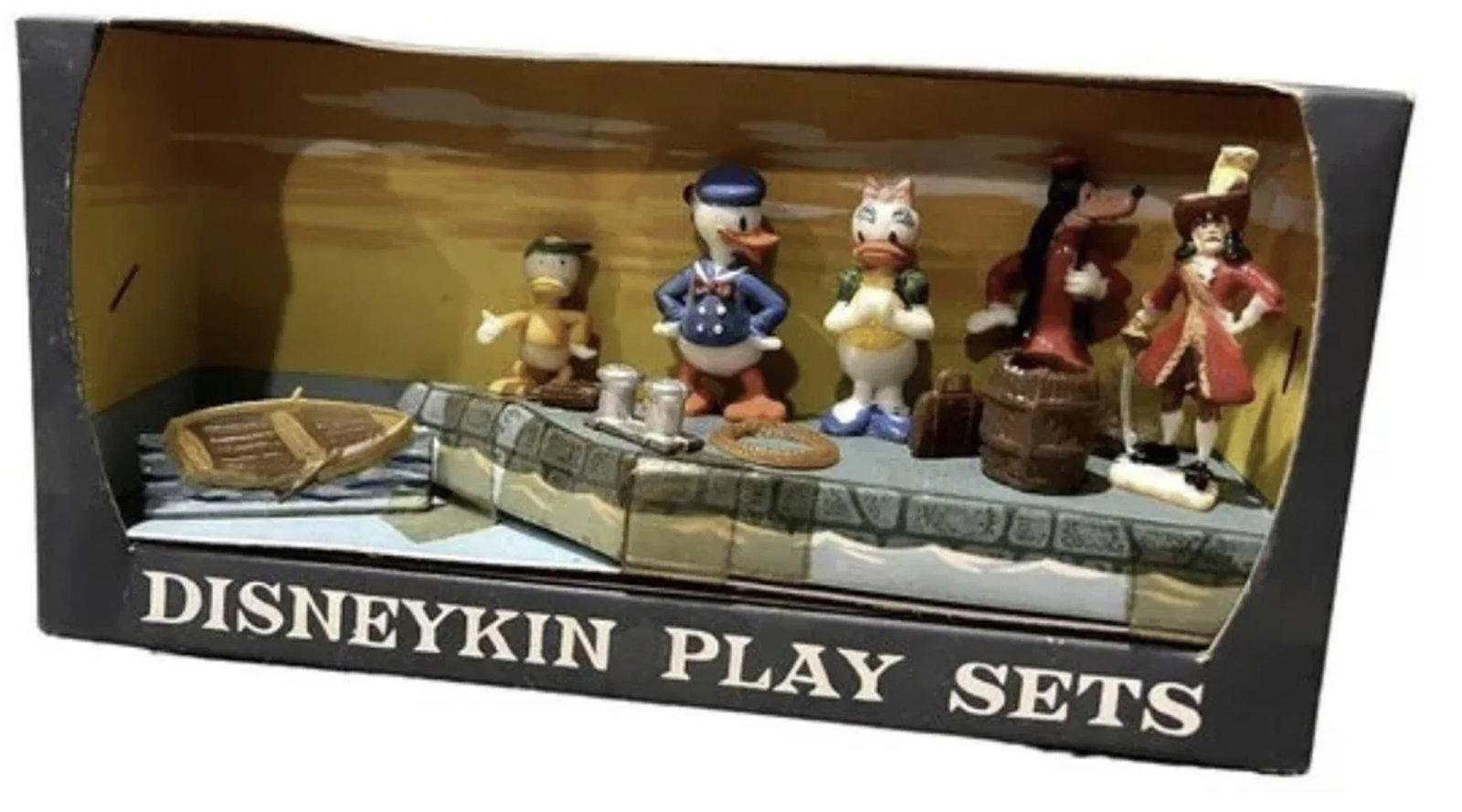 Marx Disneykins Play Set Donald Duck Walt Disney (1 of 4)