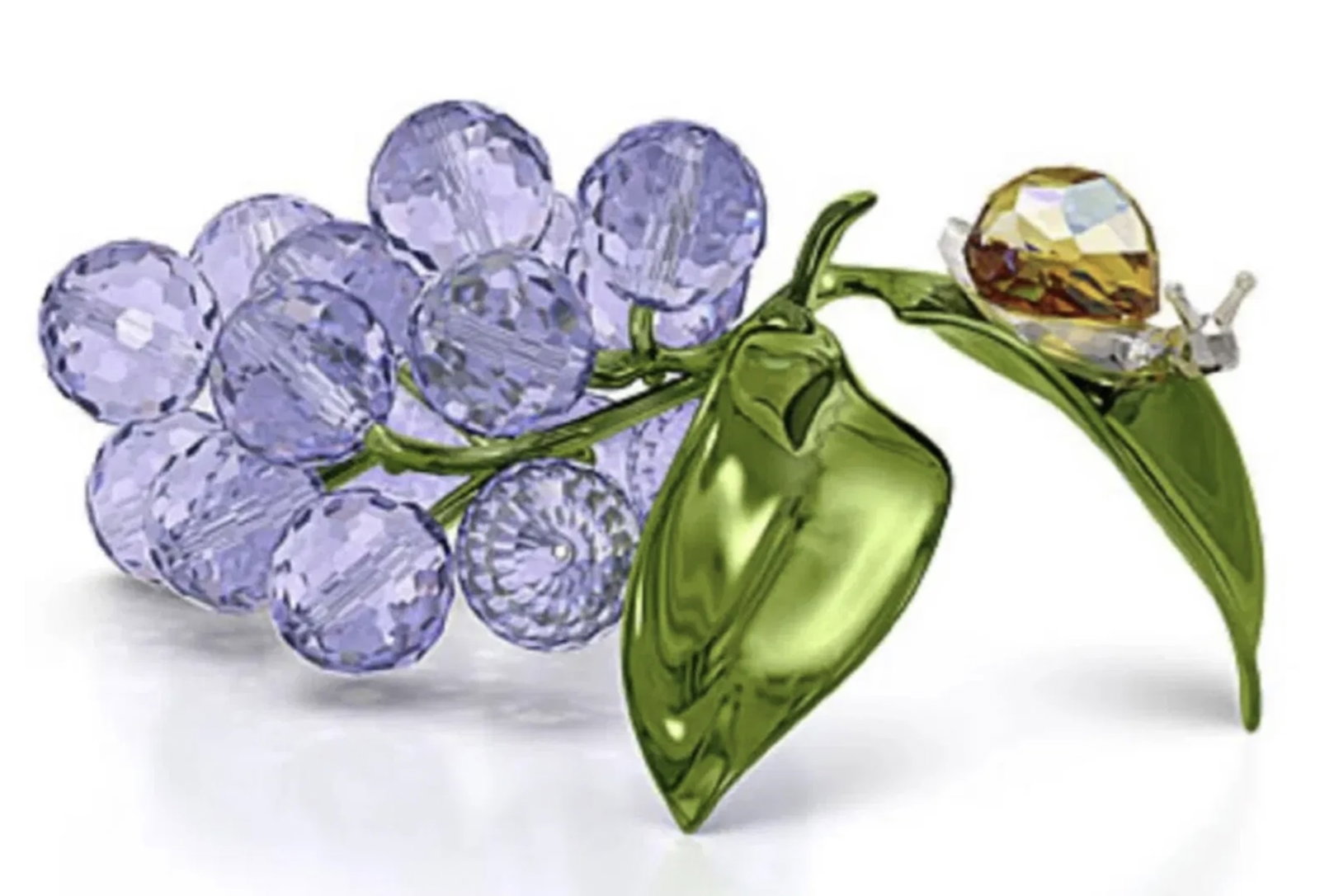 Swarovski Signed CRYSTAL IDYLLIA SNAIL AND BLUE BERRIES WITH BOX: Swarovski Signed CRYSTAL IDYLLIA SNAIL AND BLUE BERRIES WITH BOX It is brand new in the original box, and perfect for any occasion. Measures approx: 1.42 x 1.93 x 3.15 inch. In this playful