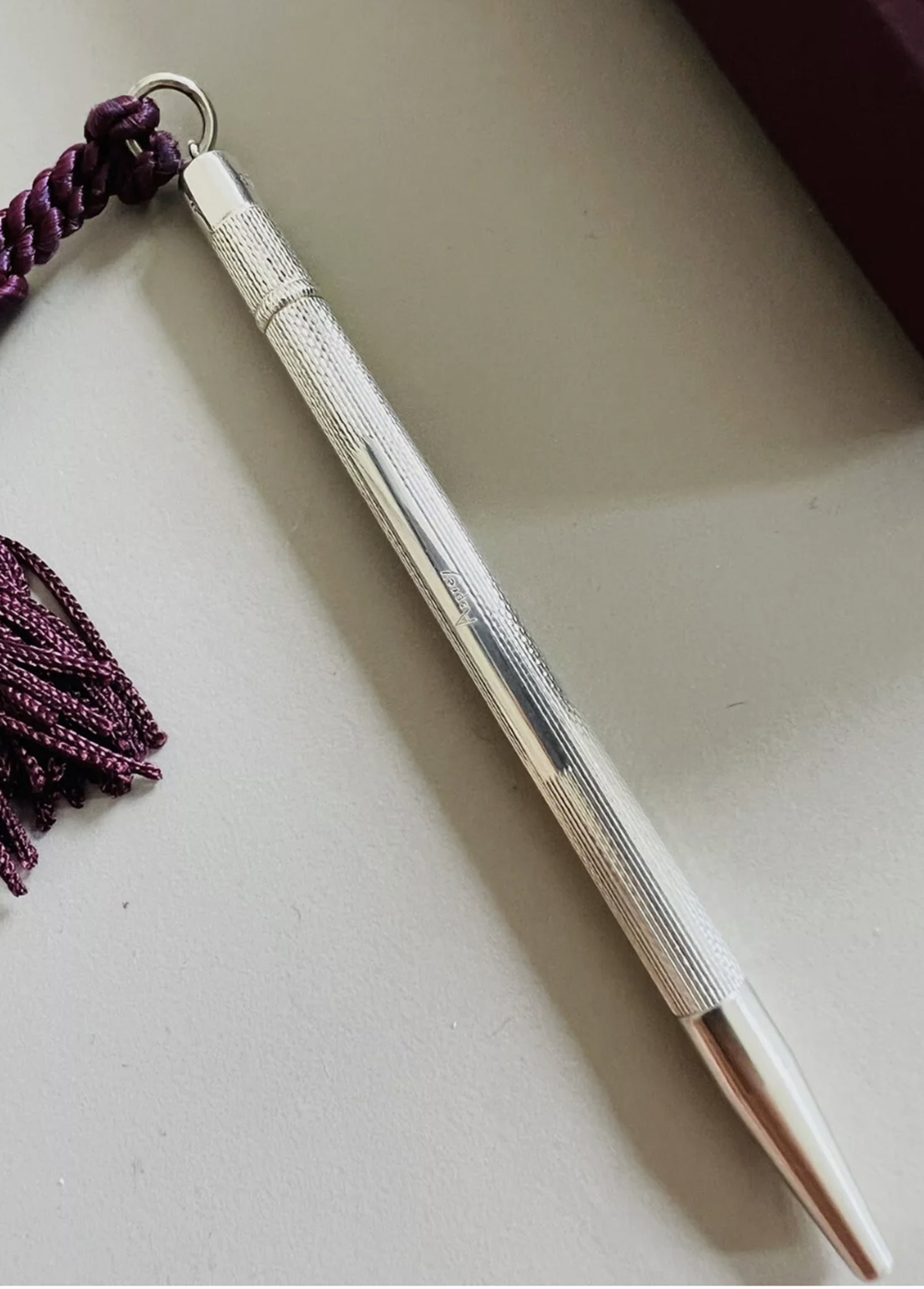 Asprey London Sterling Silver Pen With Orig Box Made in Engla d: Made in England by Asprey LondonComes in its original box