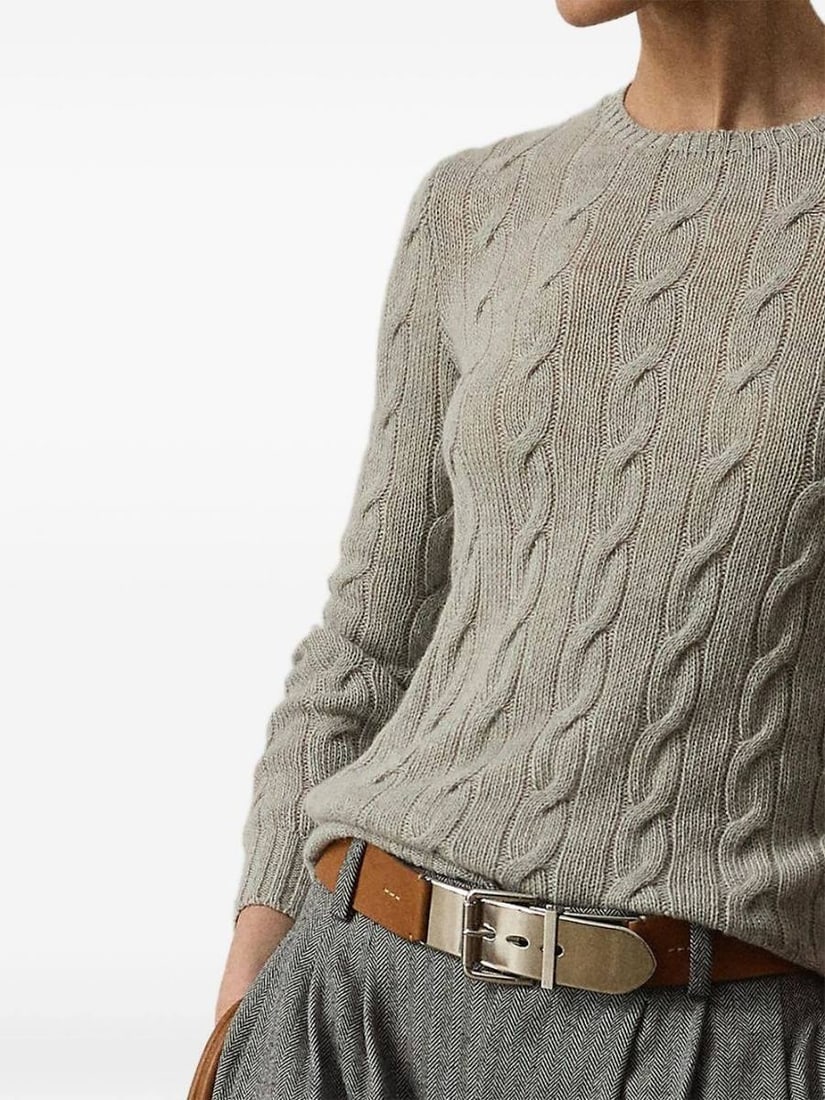 Collection Ralph Lauren Cashmere Cable Crewneck Sweater (1 of 3)