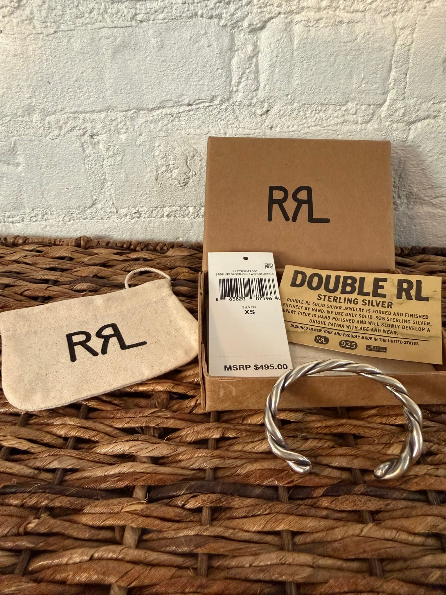 RRL - Ralph Lauren Silver Cuff: RRL - Ralph Lauren Silver Cuff Silver never used bracelet- size x-small