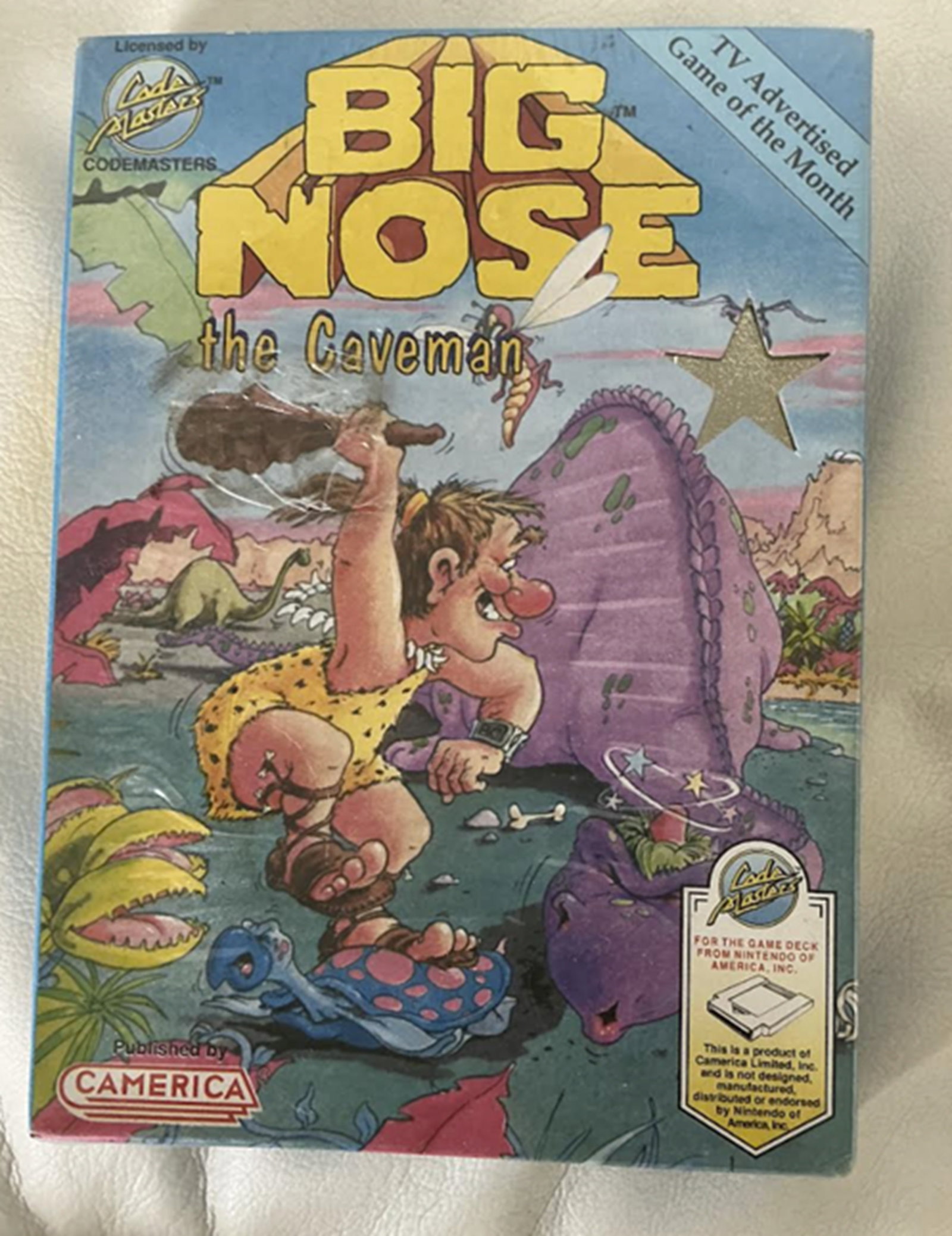 Big Nose the Caveman for the Nintendo Entertainment System by Camerica Video Cartridge (1 of 4)