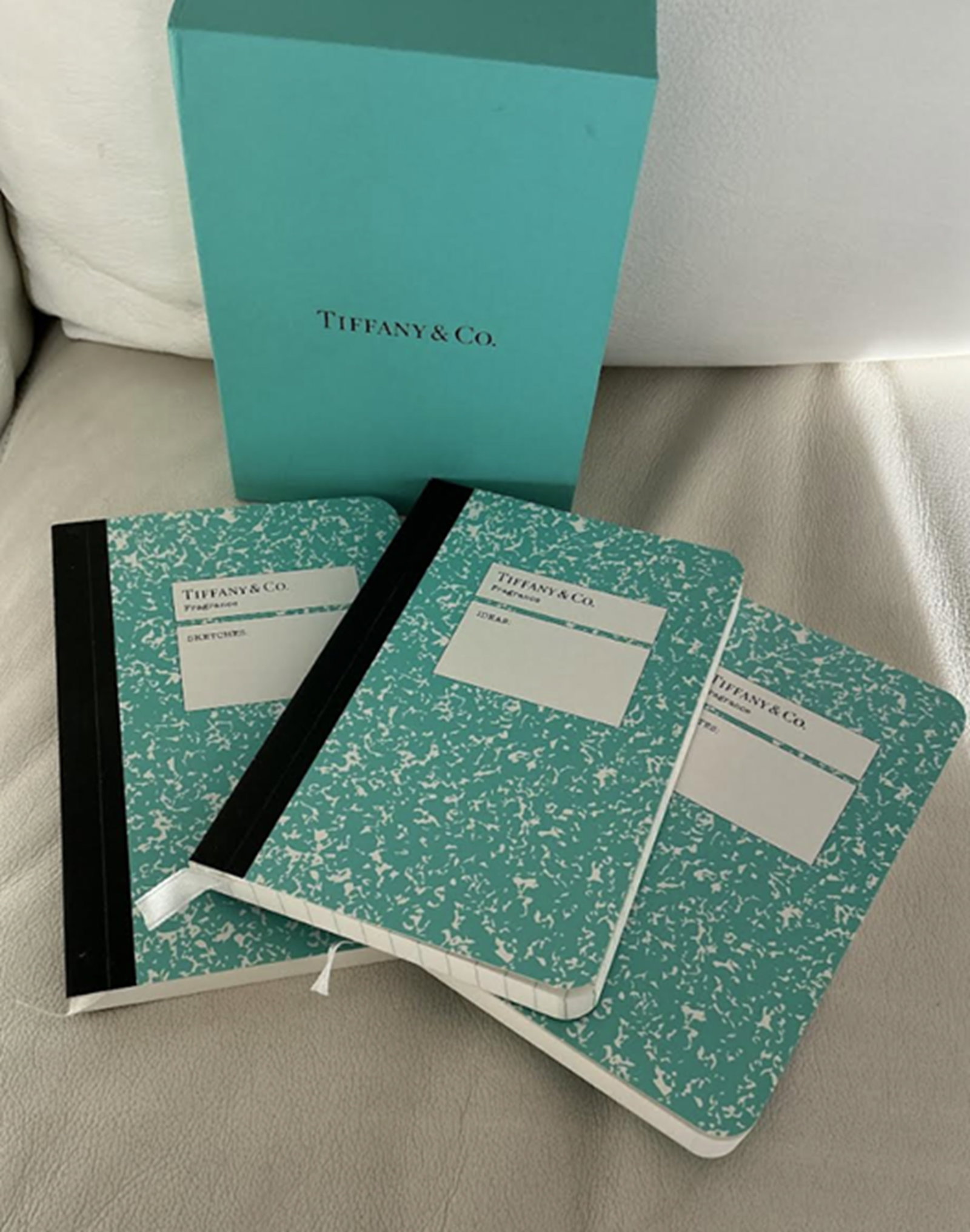 Tiffany & Co Notebook Gift Set With Box - 2