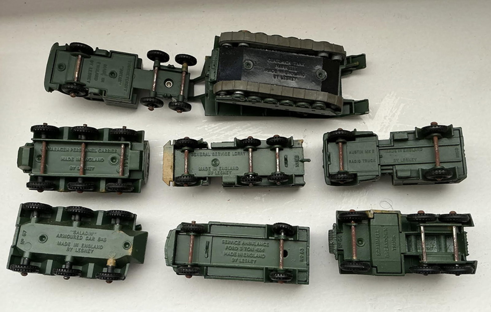 Matchbox Lesney Gift Set G-5 Army Military Vehicles with Original Box - 3