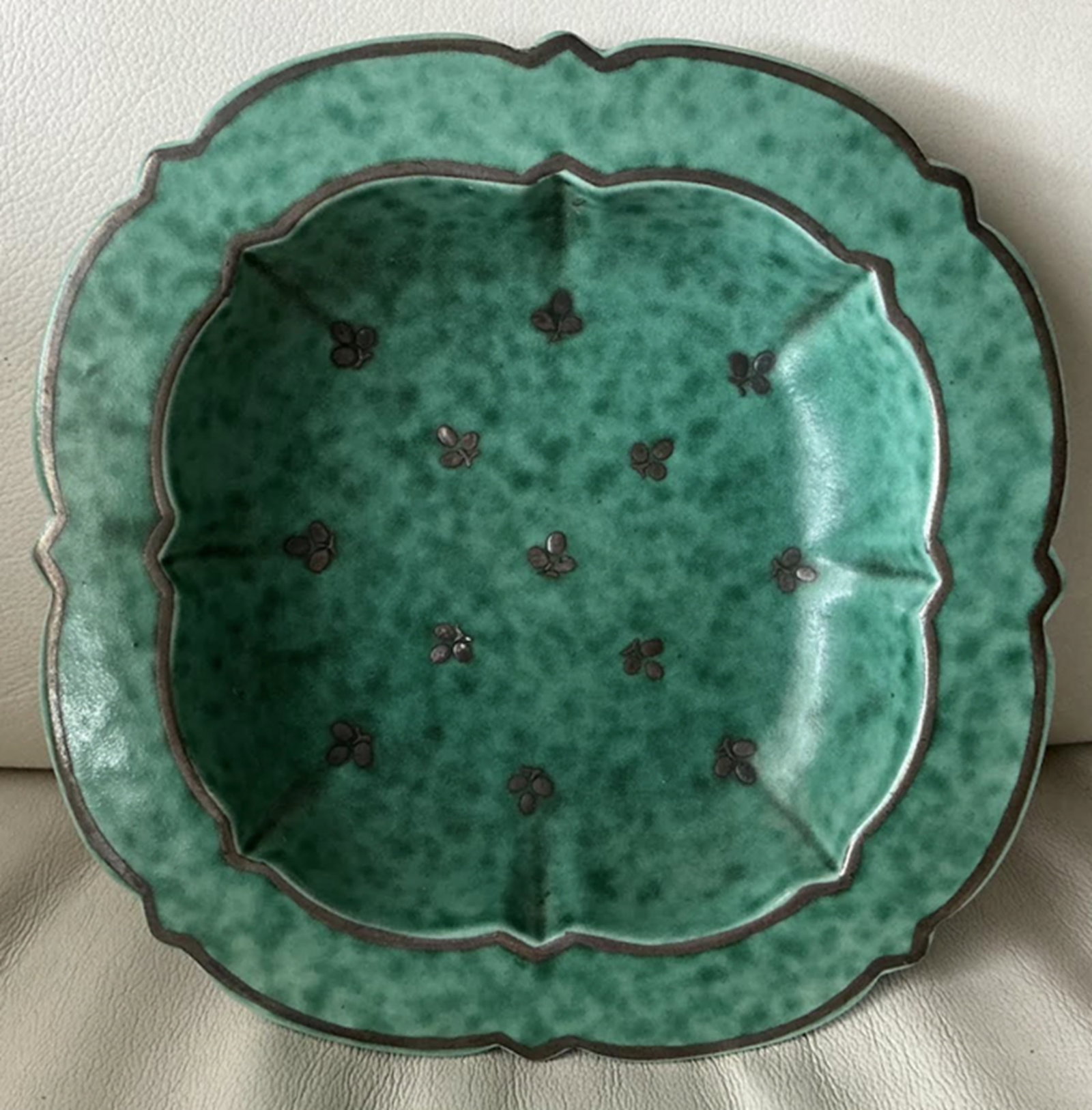 GUSTAVSBERG ARGENTA Pottery collectibles Dish Bowl. made in Sweden by Wilhelm Kage (1 of 4)