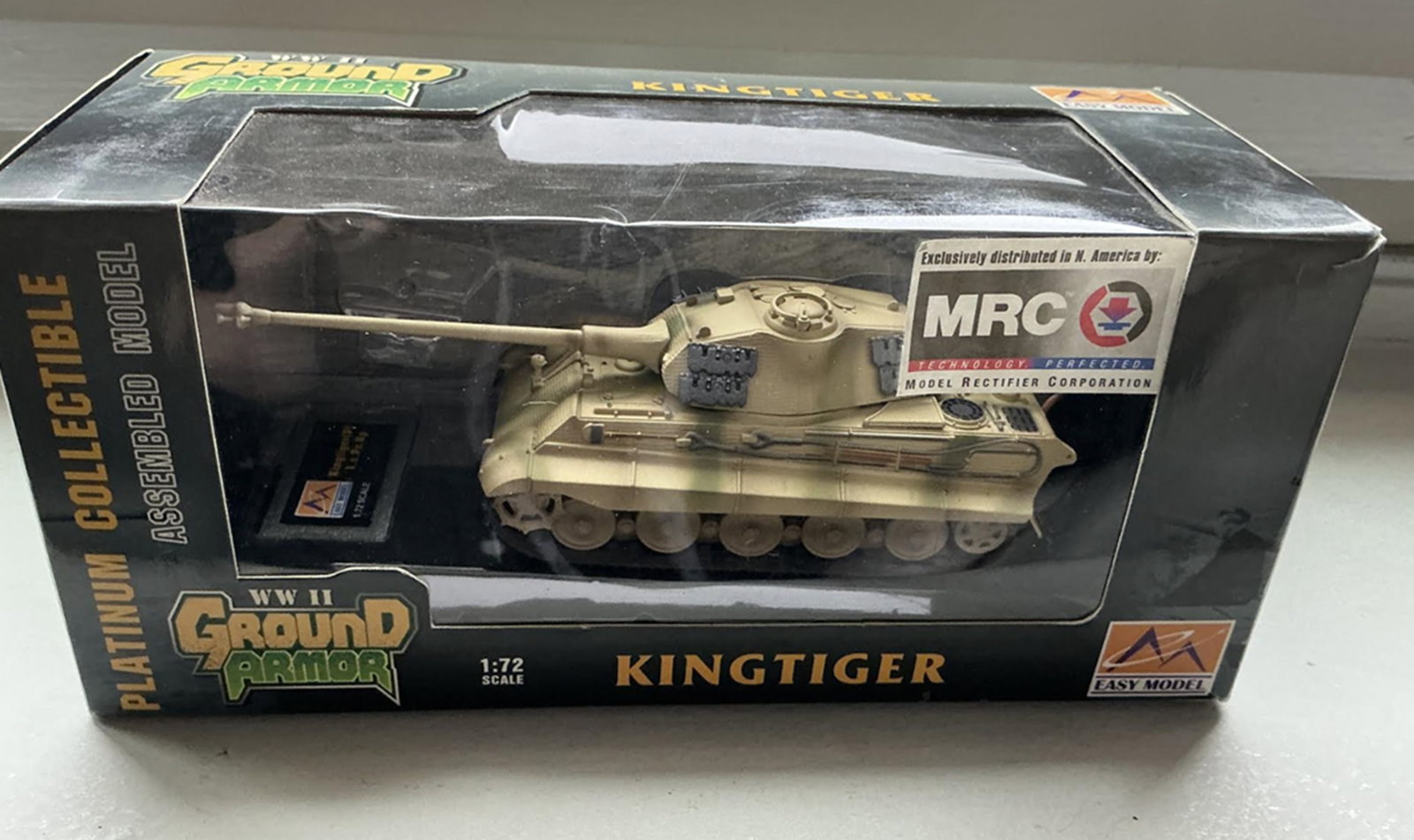 Kintiger Ground Armour Military Vehicle in Orig Box 1:72: Kintiger Ground Armour Military Vehicle in Orig Box 1:72
