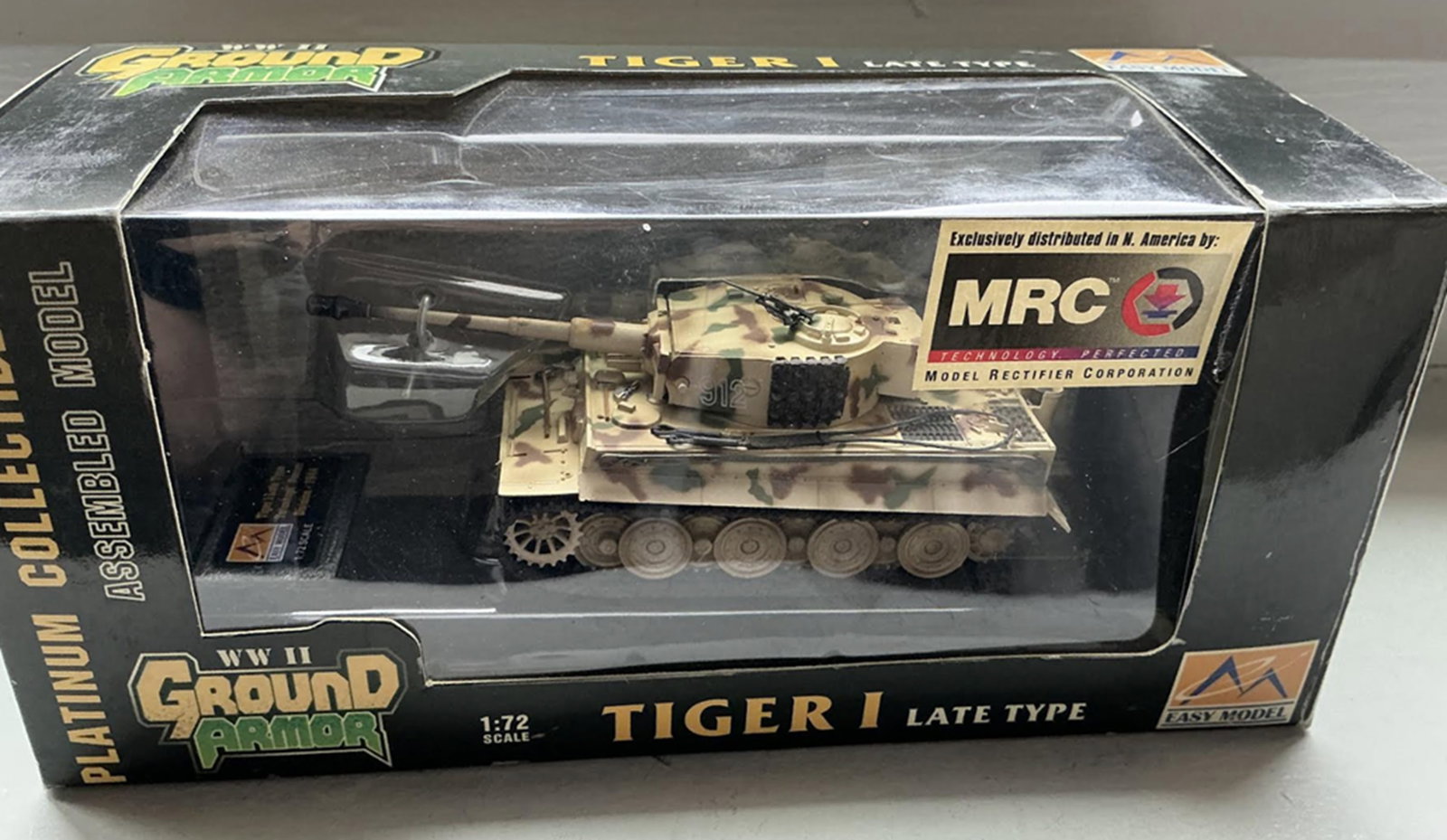 Tiger I Ground Armour Military Vehicle in Orig Box 1:72: Tiger I Ground Armour Military Vehicle in Orig Box 1:72
