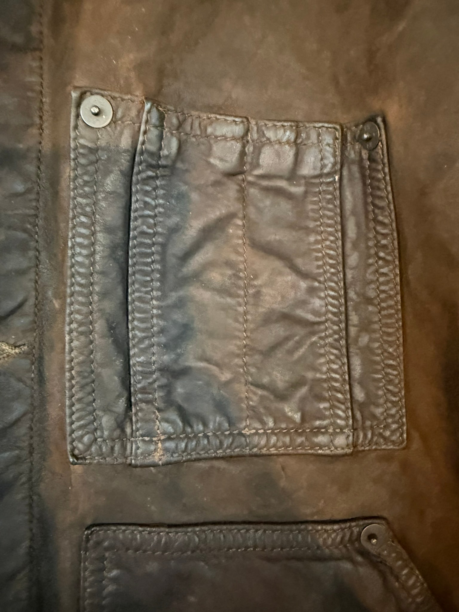 RRL- Ralph Lauren Leather Jacket - 4