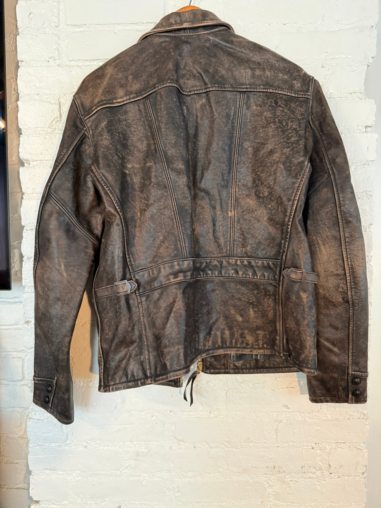 RRL- Ralph Lauren Leather Jacket - 4