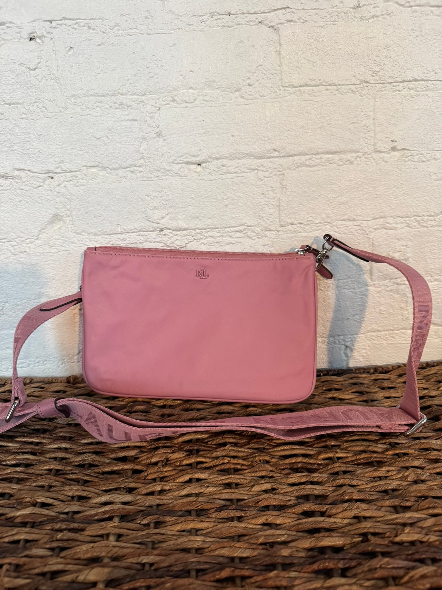 Lauren Ralph Lauren Activewear bag: Brand new with multiple compartments and adjustable shoulder strap Blush Pink