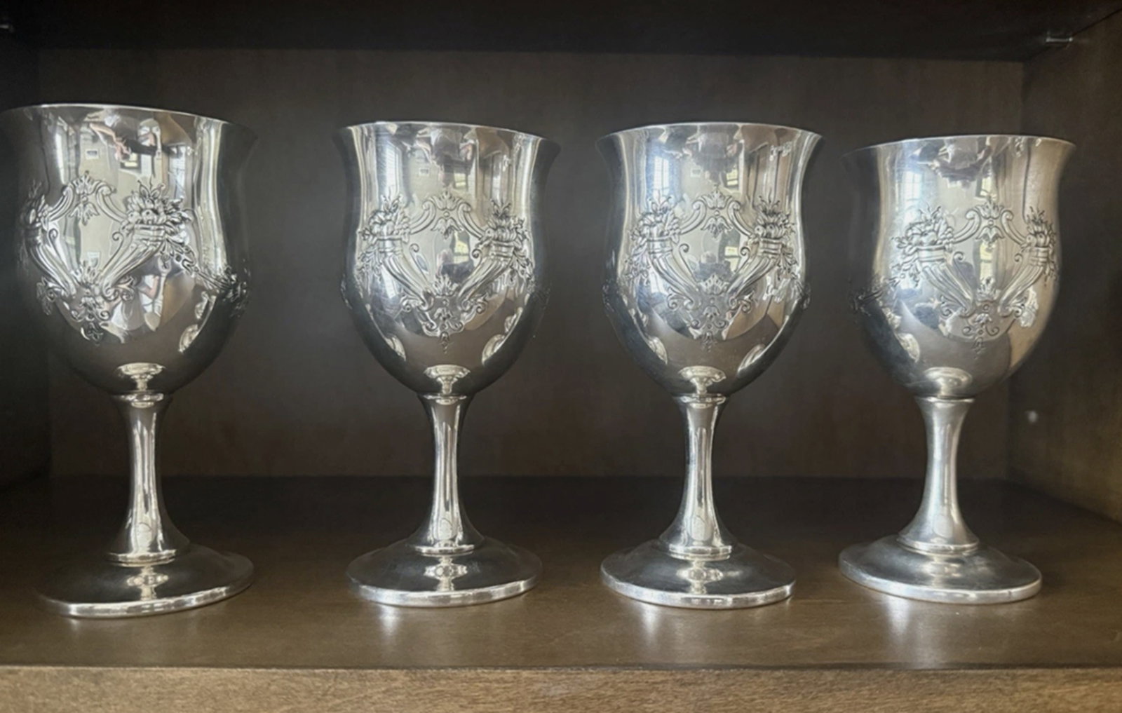 4 Reed And Barton Francis 1 Sterling Goblets (1 of 7)