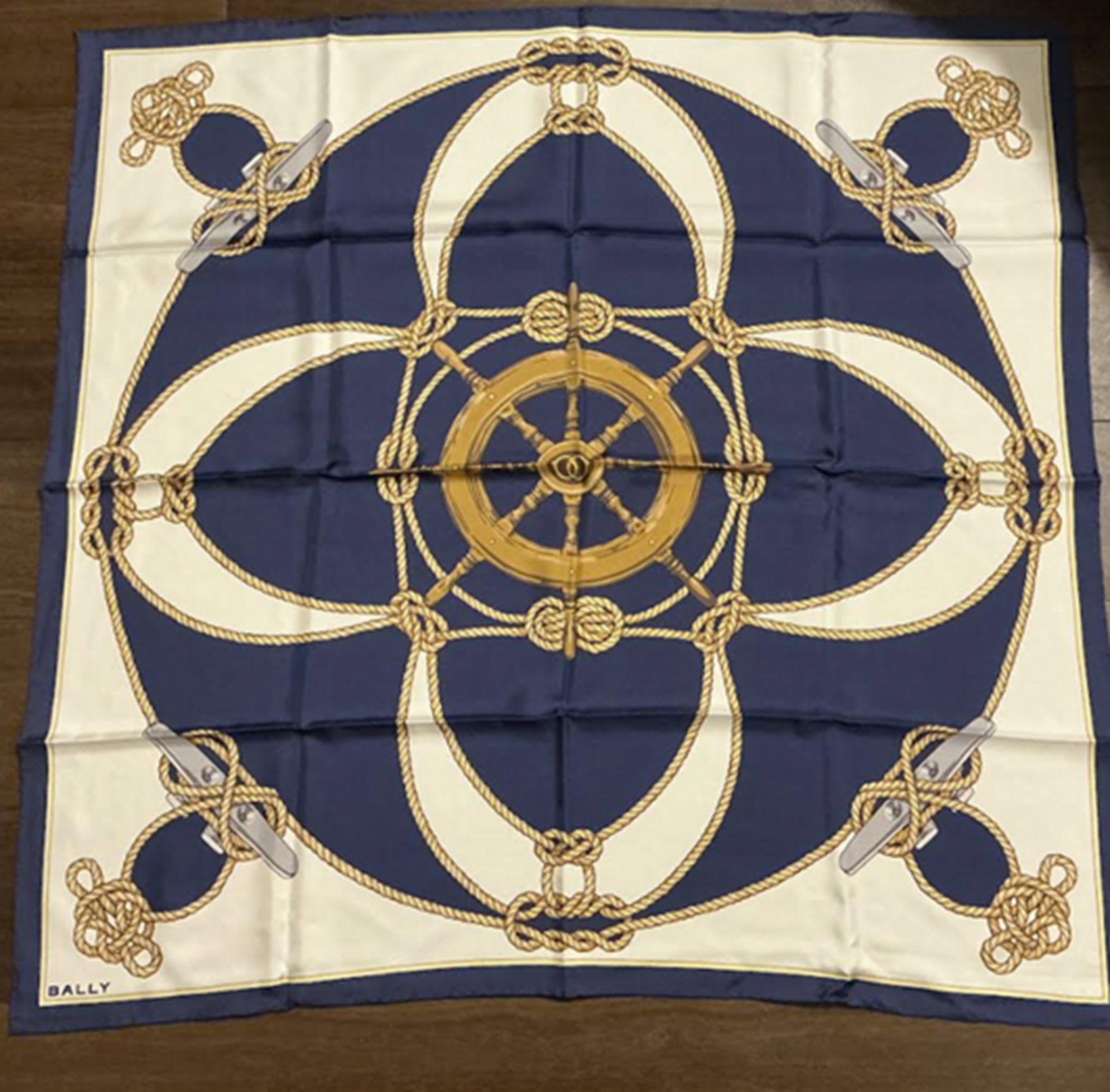 Bally Silk Scarf Made in Italy: Bally Silk Scarf Made in Italy . Measures approx 35.5" x 35.5" Never Worn New Conditon no stains or damage