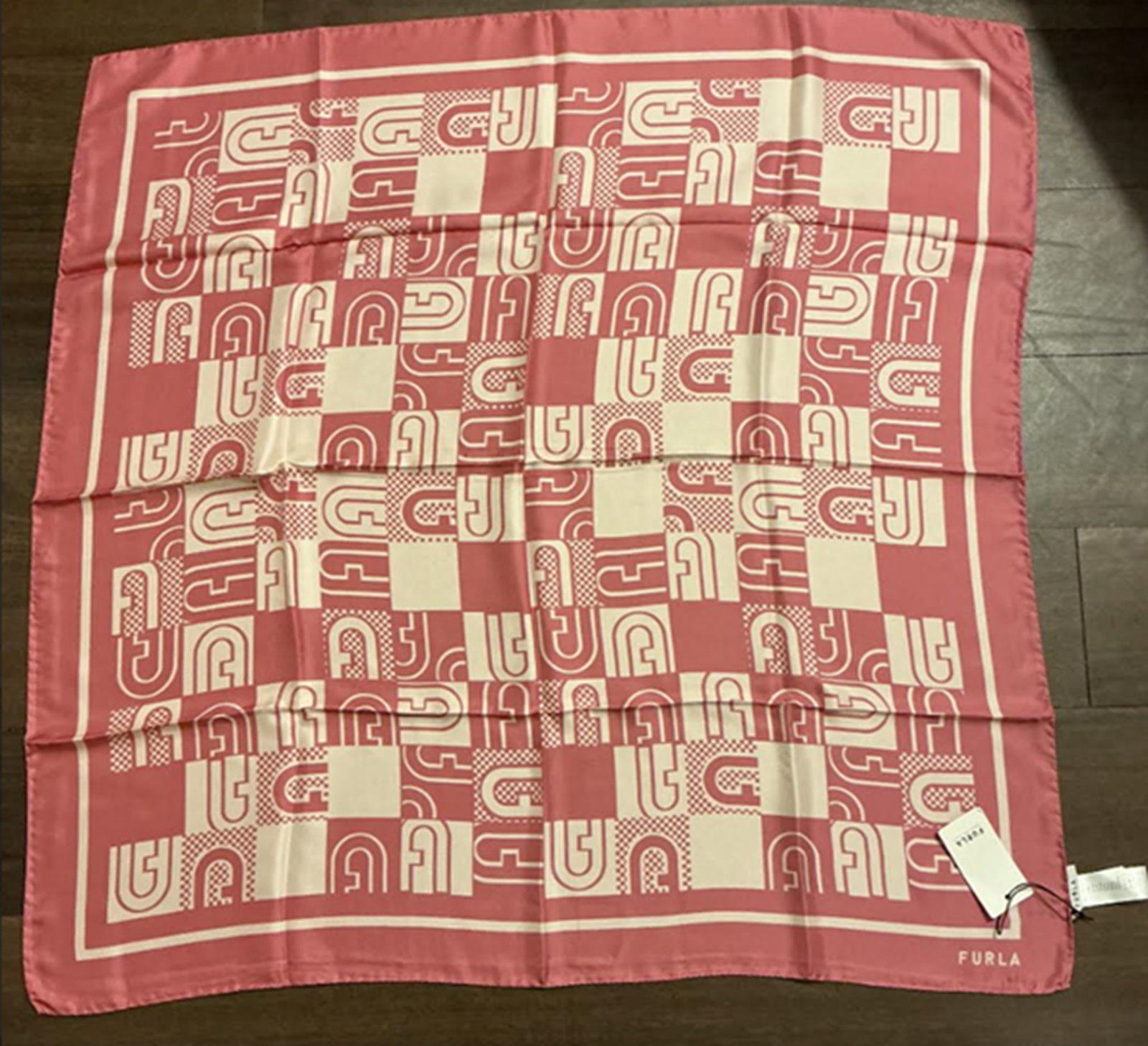 FURLA Silk Scarf Made in Italy: FURLA Silk Scarf Made in Italy . Measures approx 34.5." x 34.5." Never Worn New Conditon no stains or damage
