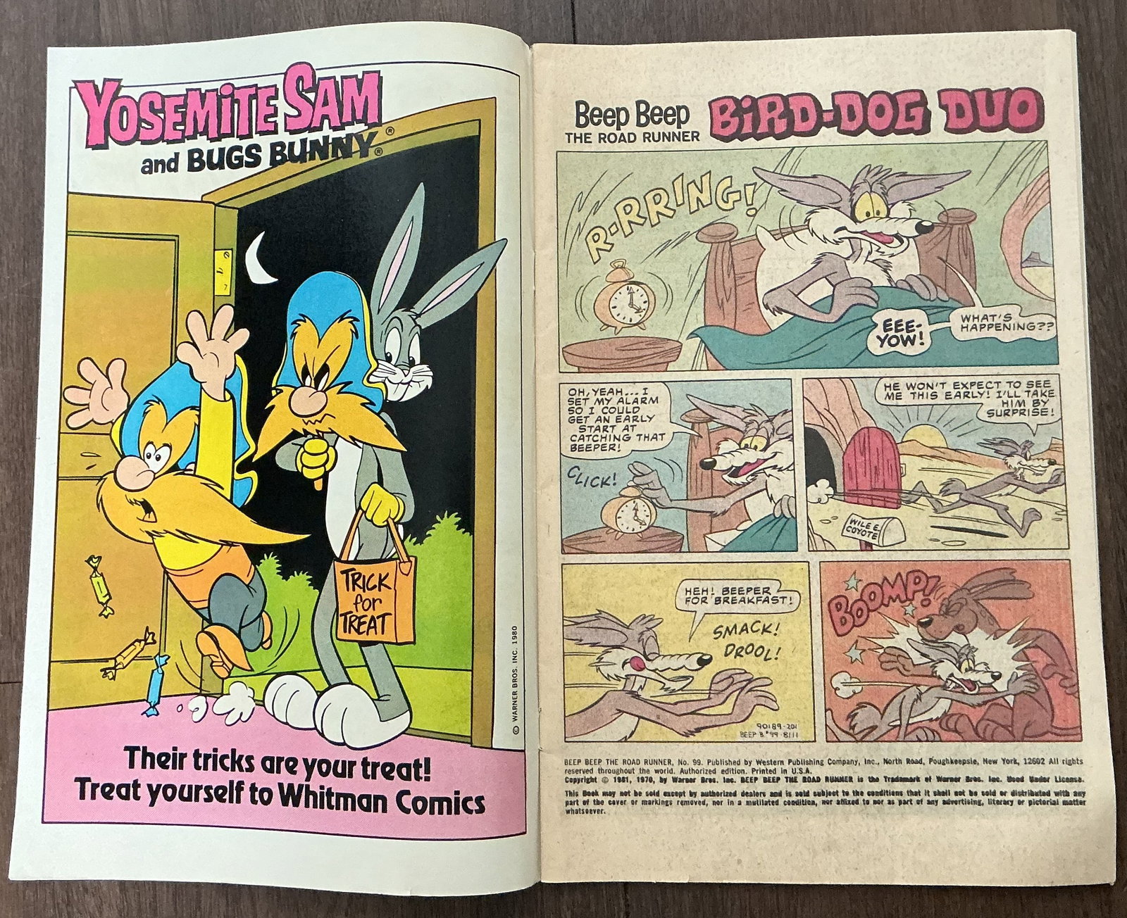 Warner Bros 1981 Beep Beep The Road Runner No. 99 - 3
