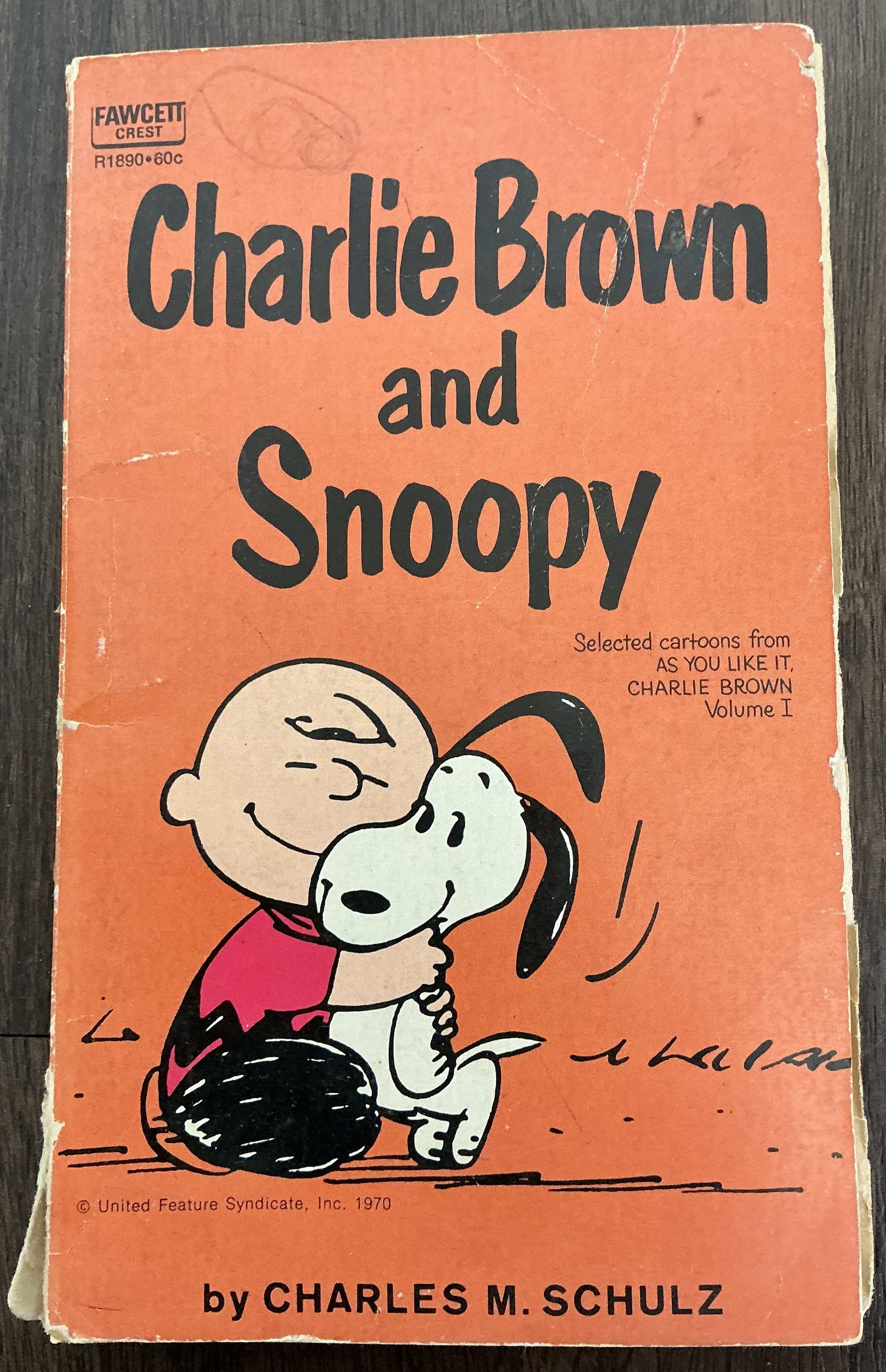 Charlie Brown and Snoopy by Charles M. Schulz 1970 (1 of 4)