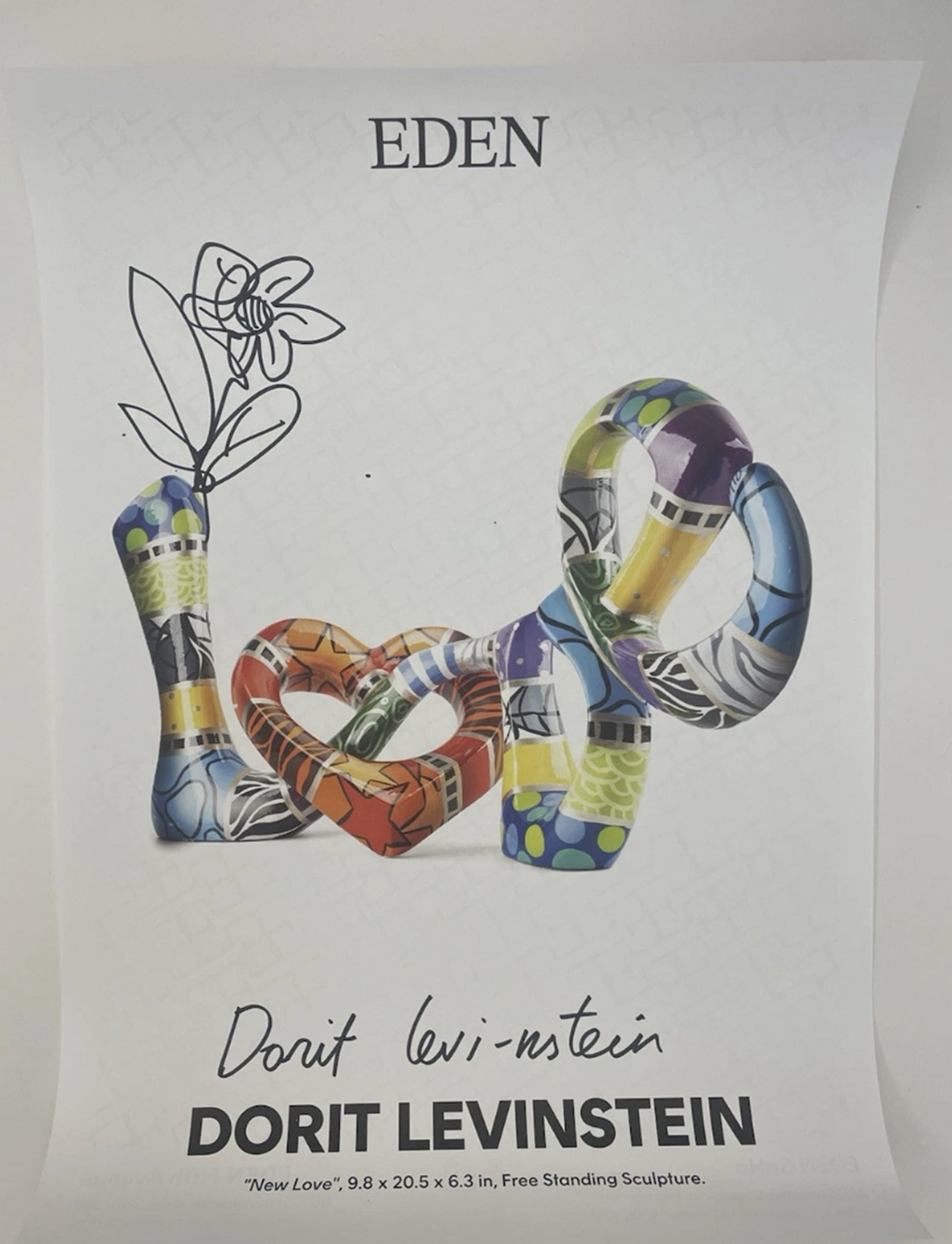 Dorit Levinstein Signed Eden SoHo Art Poster (1 of 5)