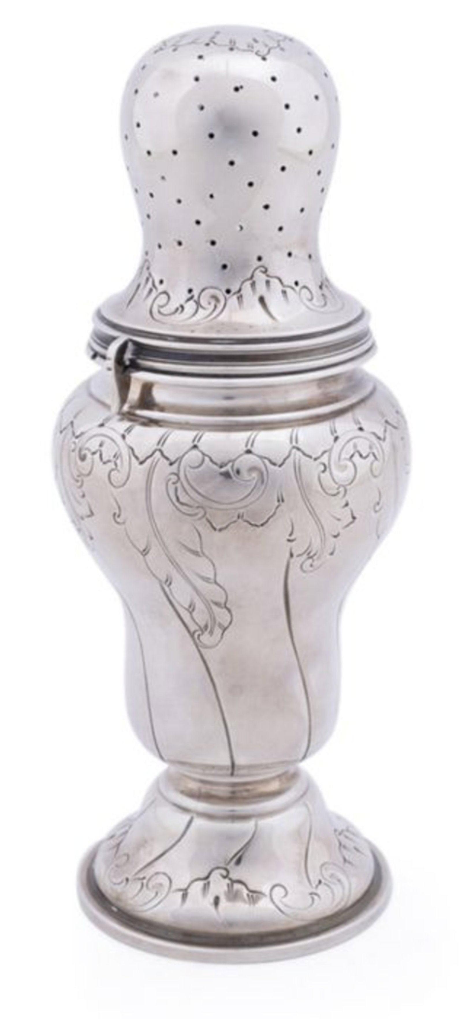 BUCCELLATI STERLING SILVER LARGE SUGAR CASTER BOWL MADE IN ITALY (1 of 4)