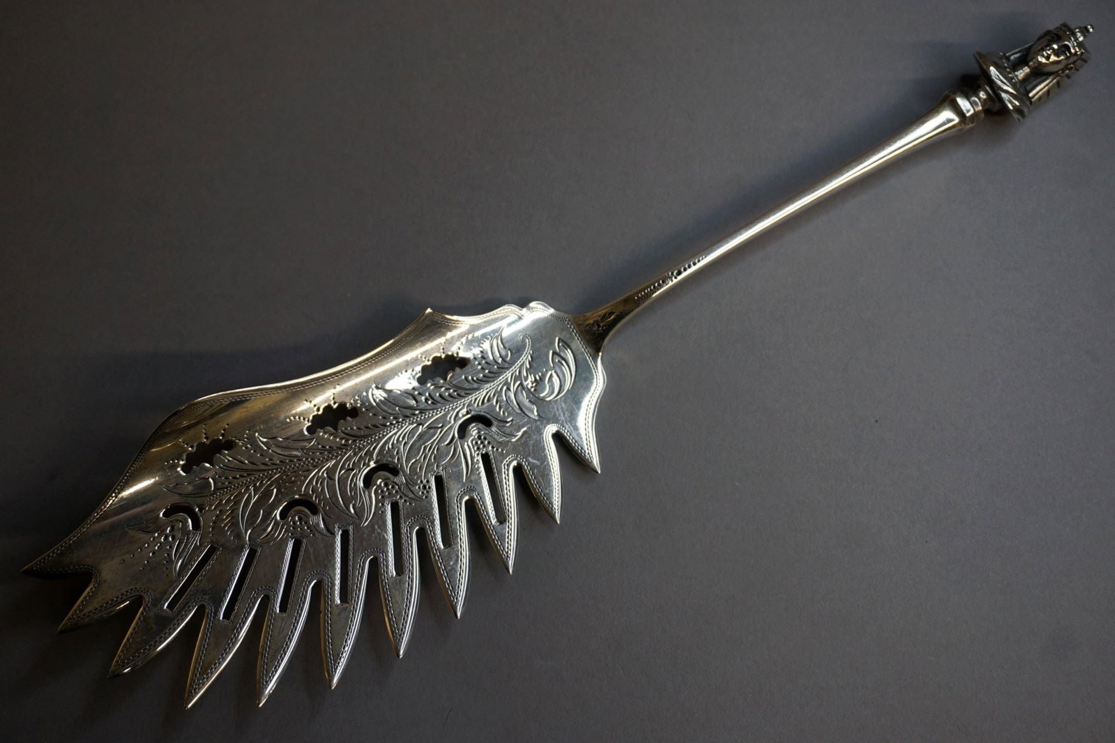 Egyptian Revival by Gorham Sterling Silver Macaroni Server Figural (1 of 6)