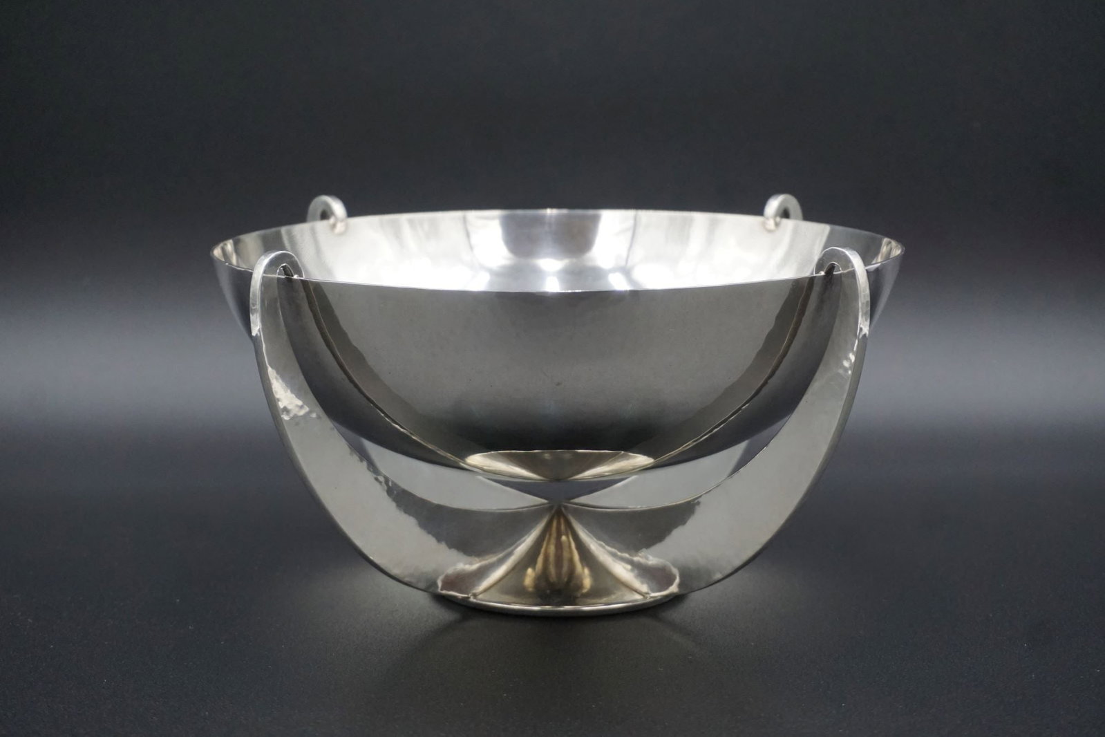 Gorham Mid Century Modern Sterling Silver Hand Hammered Bowl (1 of 5)