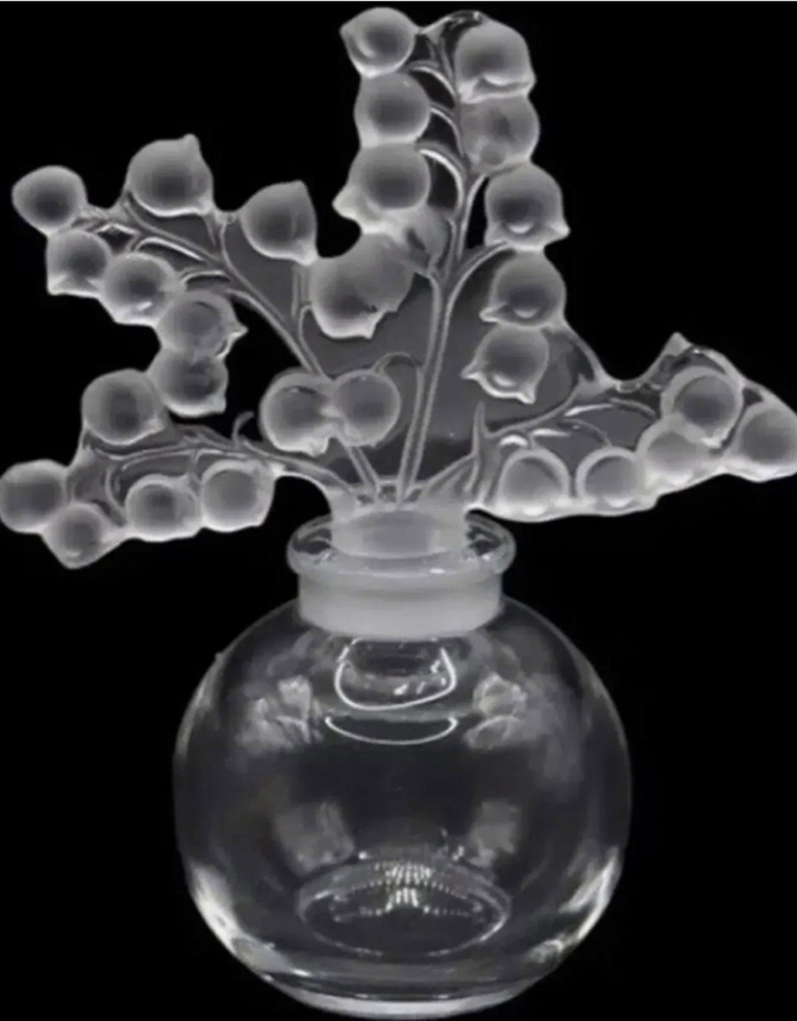 Lalique Signed Perfume Bottle Lilly Of The Valley (1 of 4)